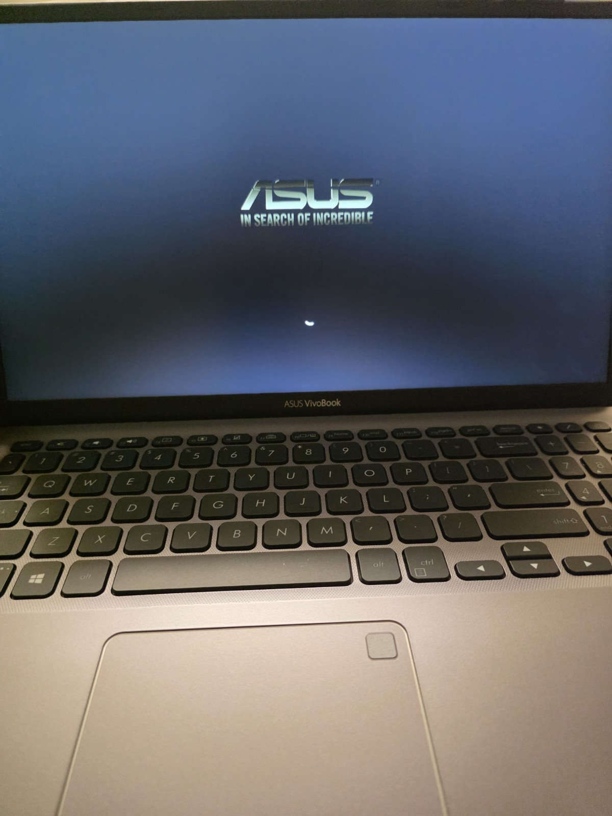 ASUS VivoBook 15.6in Gray i3-1005G1 8GB SSD Windows Fingerprint