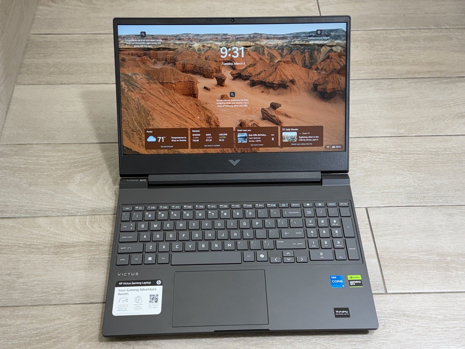 HP Victus 15-FA2082WM Gaming Core i5-13420H GeForce RTX 4050 16GB RAM 512GB SSD