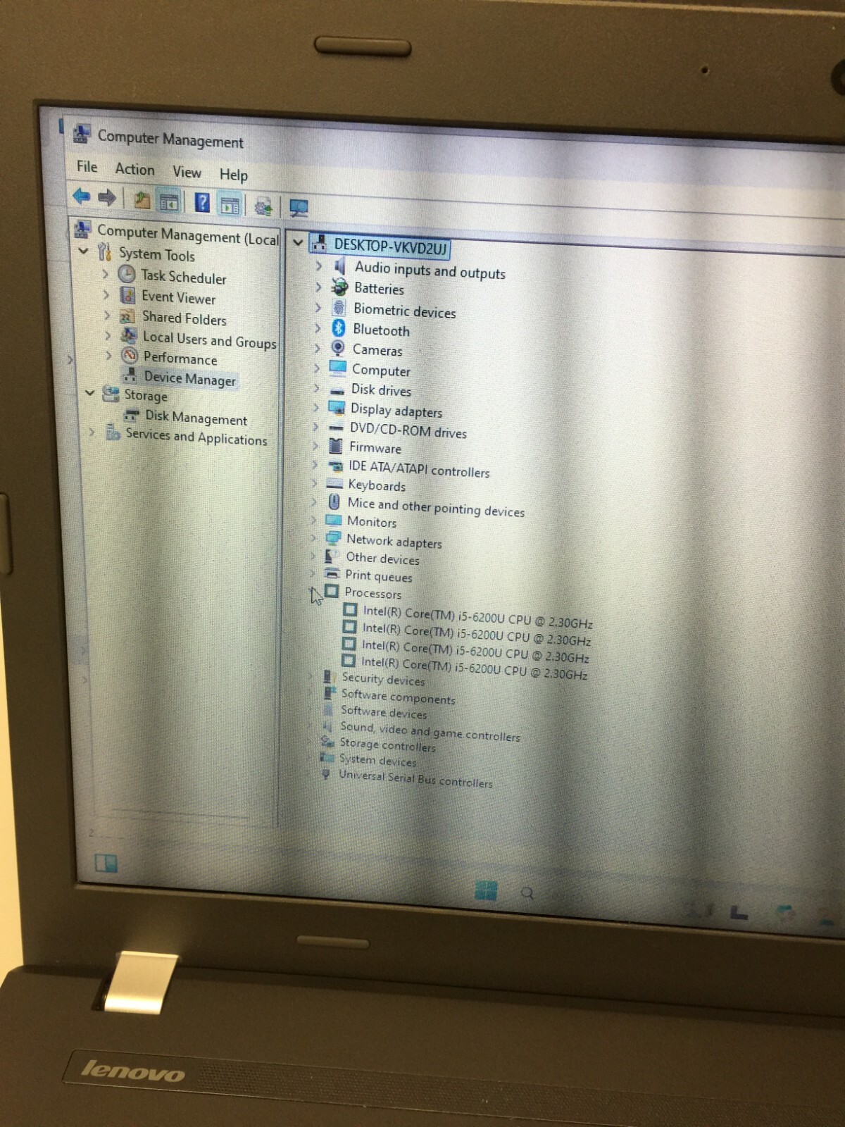 LENOVO THINKPAD E560 Core i5 6th gen 2.30 GHZ 8 GB RAM 240 GB SSD WIN 11 PRO