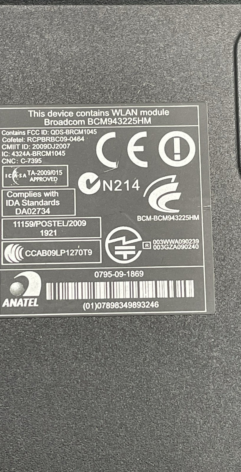 Gateway NV53A NEW95 15.6″ AMD Phenom II X4 N970 Laptop No HDD Unit