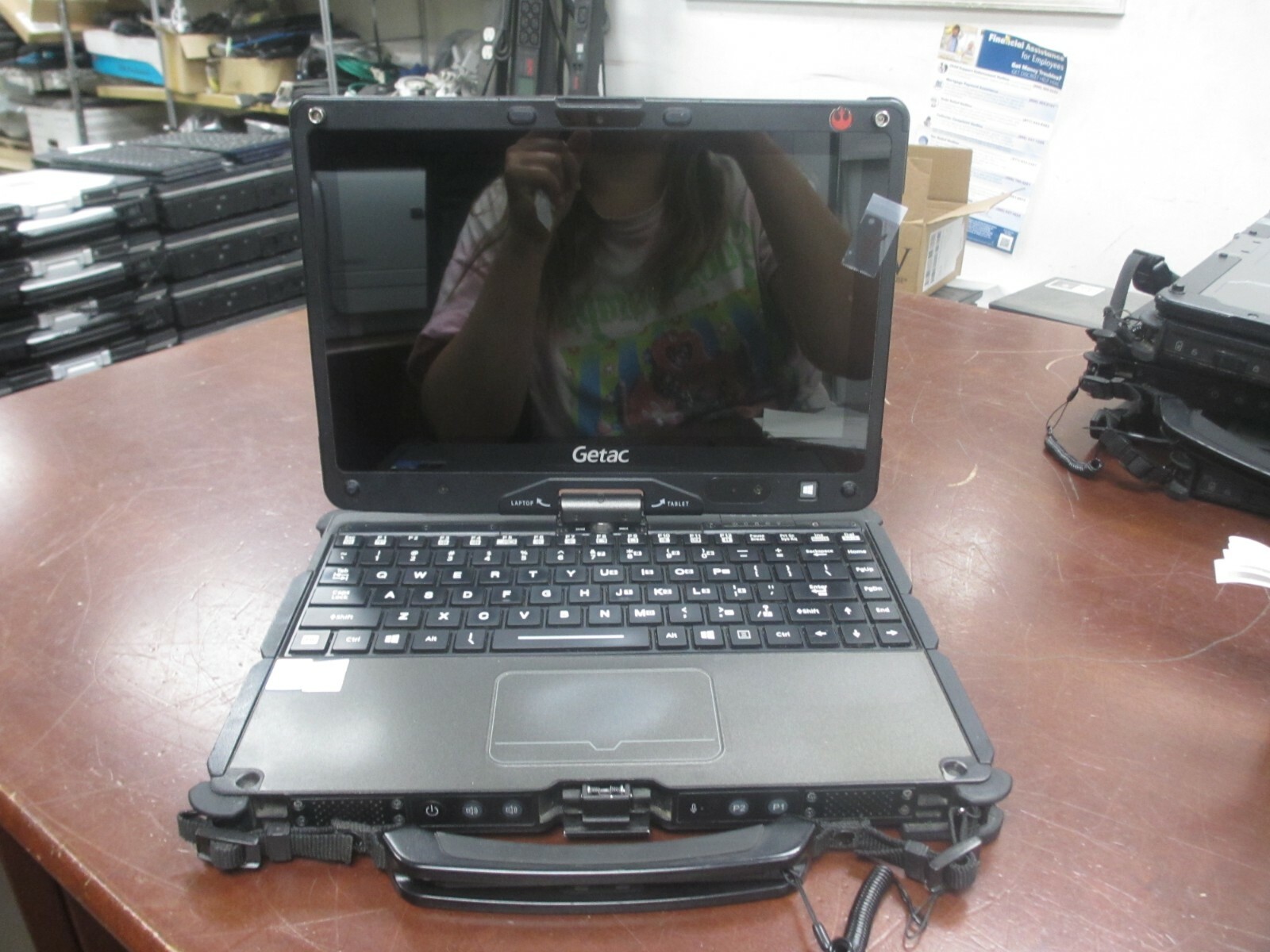 Getac V110 G2 i5 5200U 2.20GHZ 4GB Web-Cam Laptop [NO HDD/CADDY/OS/AC] w/ Pen ##
