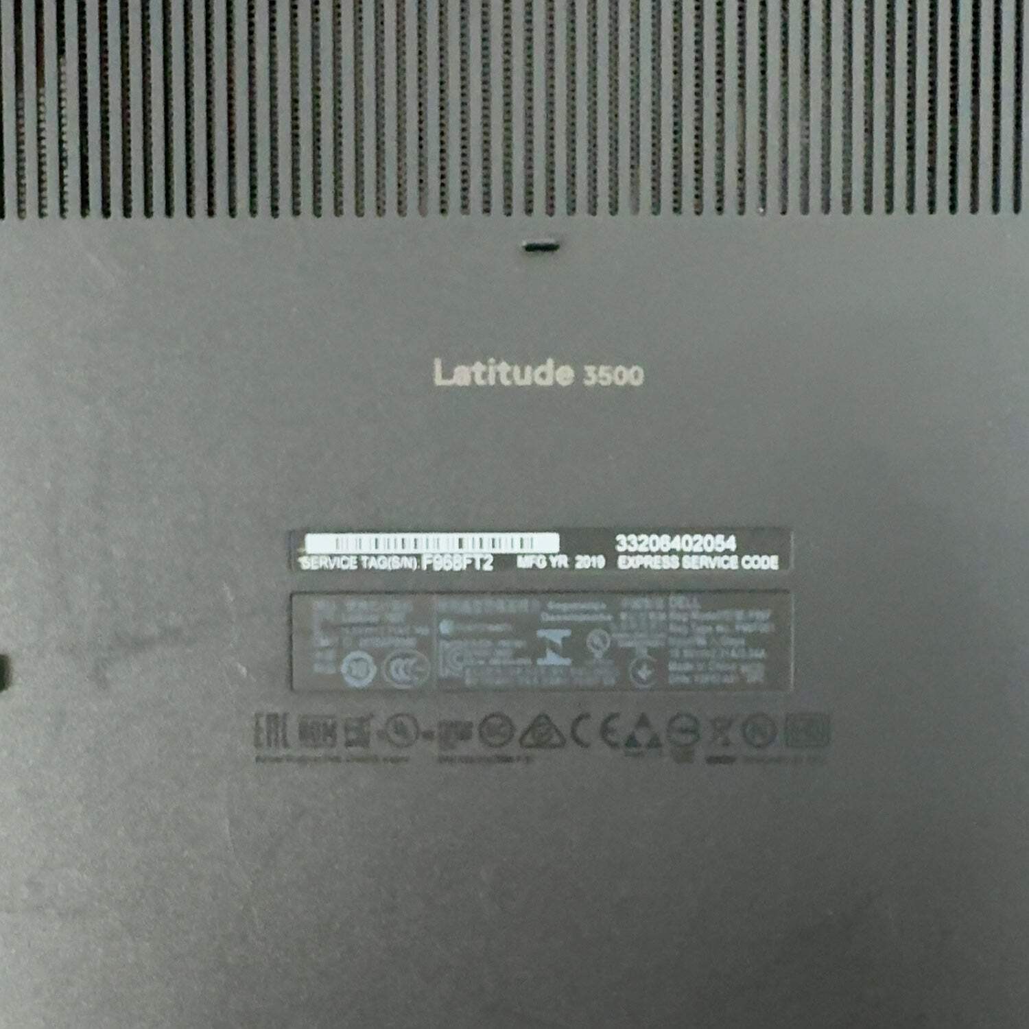 Broken Dell Latitude 3500 15.6″ i5-8265U 1.6GHz 16GB RAM 500GB HDD READ