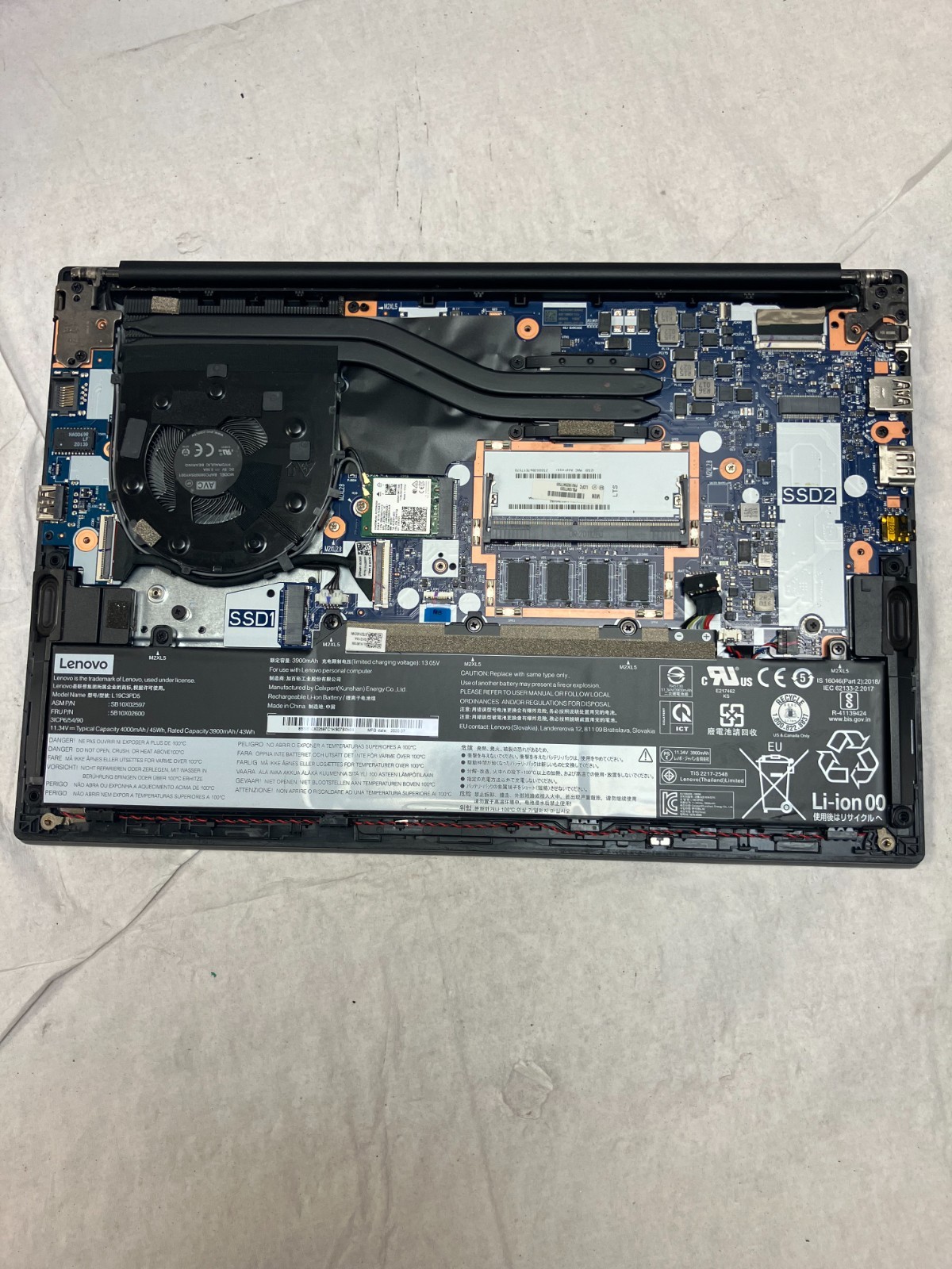 Lenovo ThinkPad E14 Gen 2 AMD Ryzen 5 4500U 8GB RAM No SSD 14″ for Parts