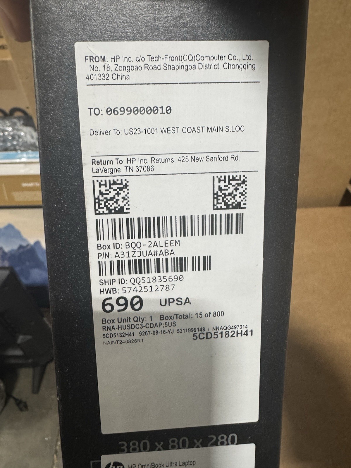 HP OmniBook Ultra 14 2.2K Touch AMD Ryzen AI 9 365, 32GB RAM, 1TB SSD- BRAND NEW