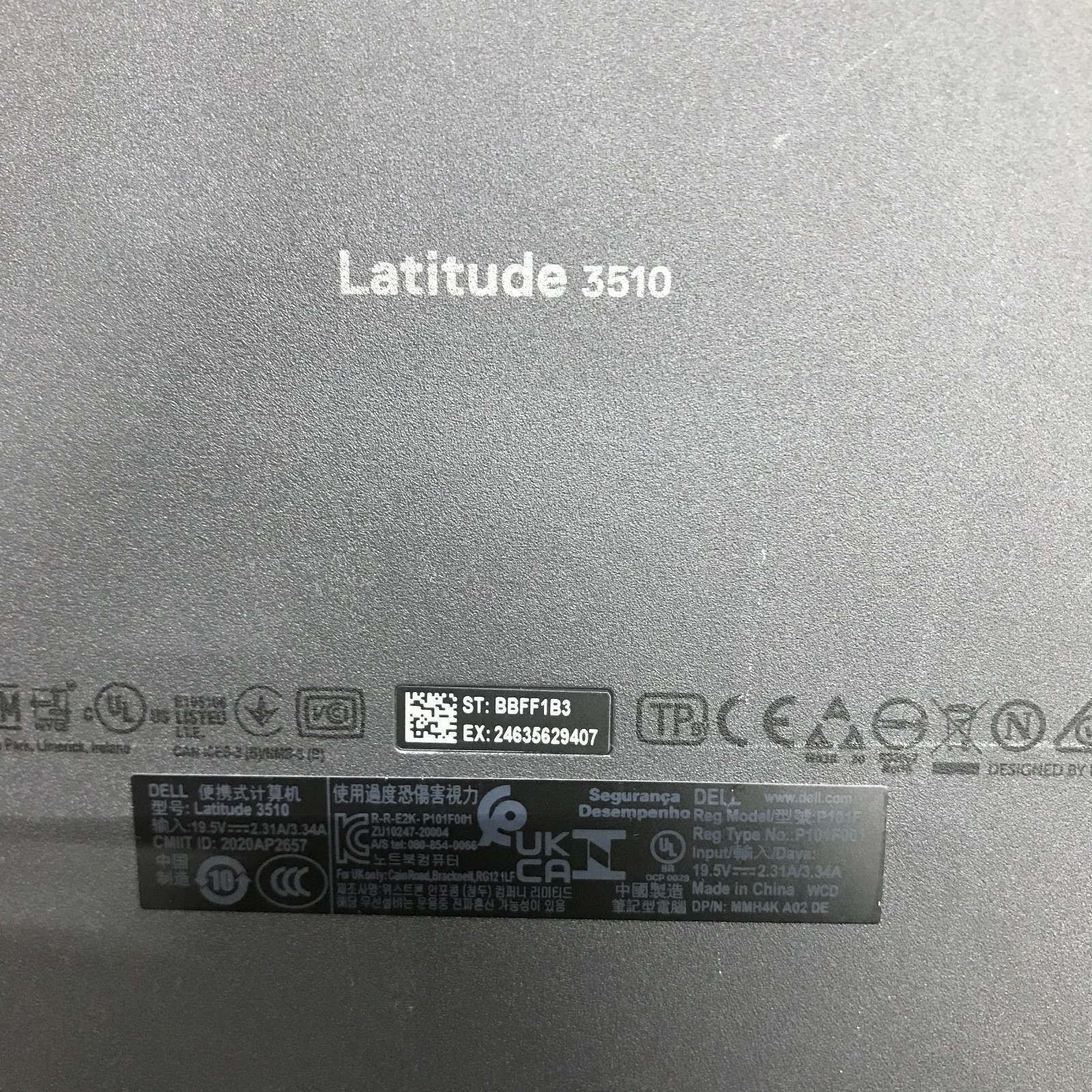 Dell Latitude 3510 Laptop i5-10310U 1.70GHz 16GB RAM 512GB SSD (Windows 11 Pro)