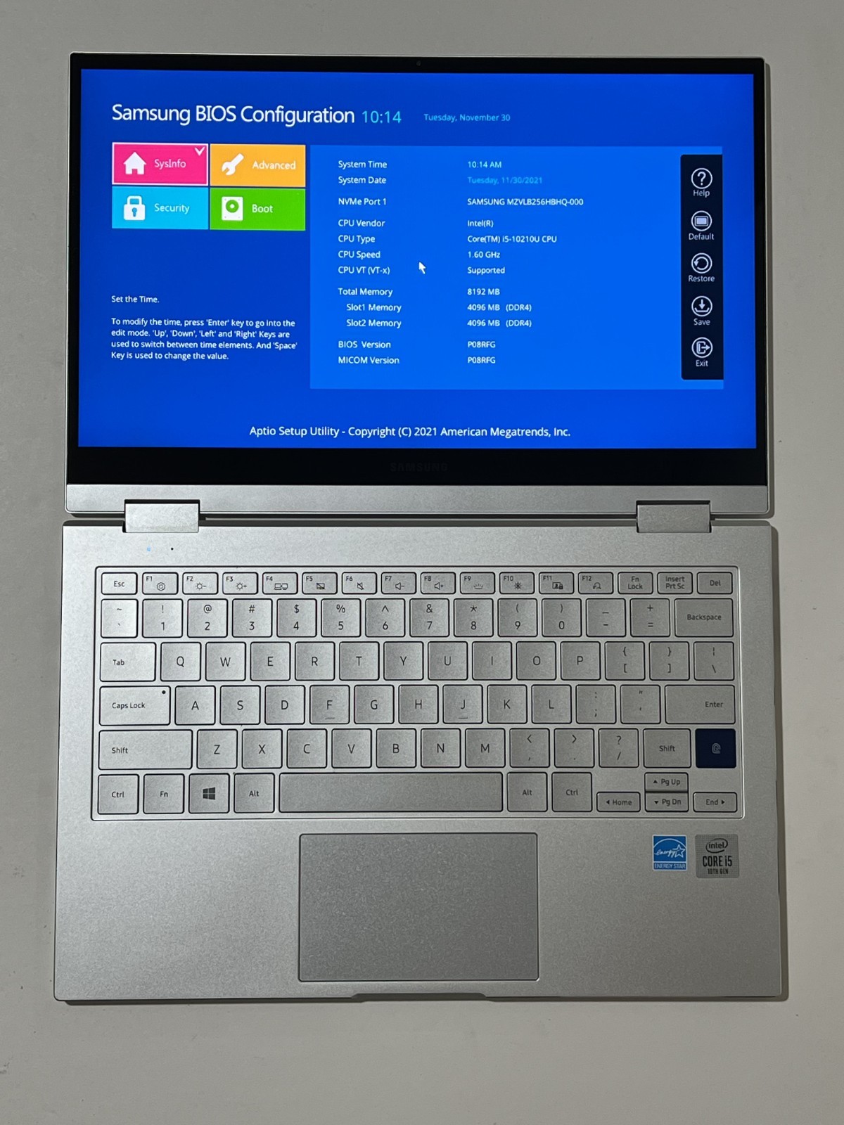 Samsung Galaxy Book Flex Alpha 13.3″ 256GB SSD, Intel Core i5 10th Gen NP730QCJ