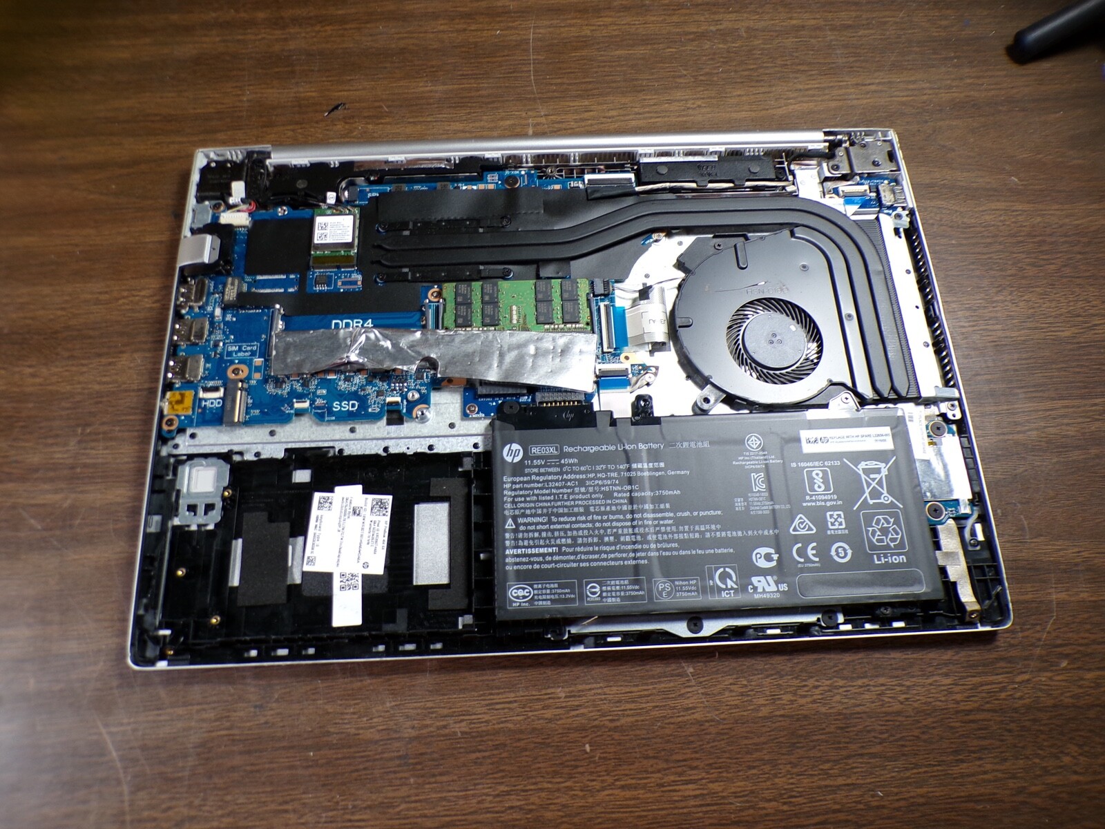 HP PROBOOK 450 G6 INTEL CORE I3-8145U 2.10GYHZ 16GB RAM **BIOS L0CKED