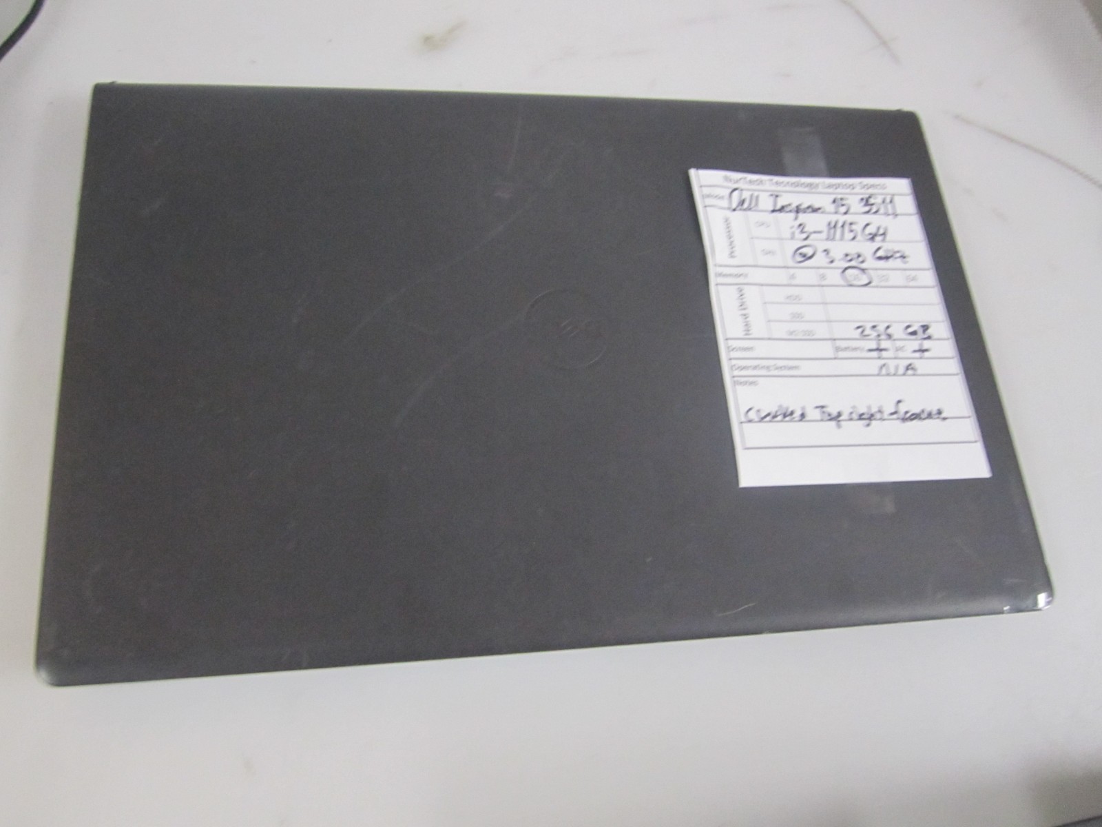 DELL INSPIRON 15 3511 15.6” I3-1115G4 3.0GHZ 256GB M2SSD 16GB NOOS LAPTOP + AC/