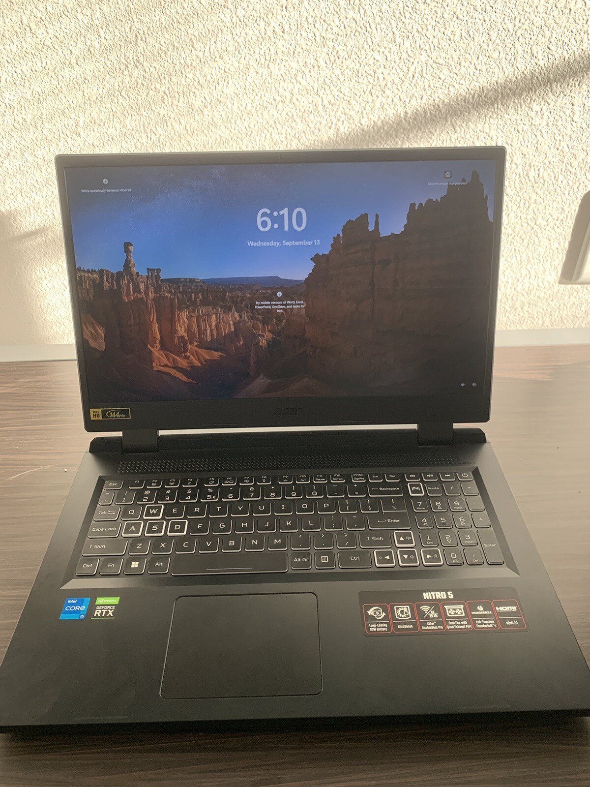 Acer Nitro 5 AN517-55 17.3″ (512GB SSD, Intel Core i5 12th Gen., 4.50 GHz, 8GB,