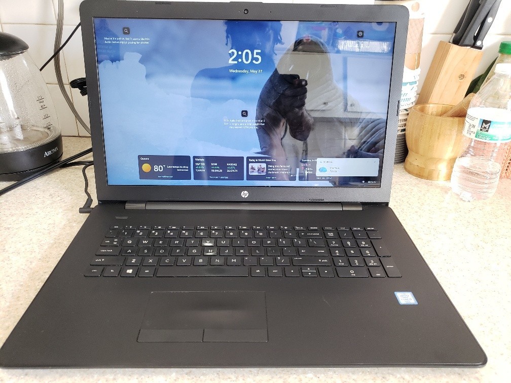 HP NOTEBOOK 17-BS037CL INTEL CORE i3-6006U 2.00GHZ 256GB SSD 8GB RAM WIN 11