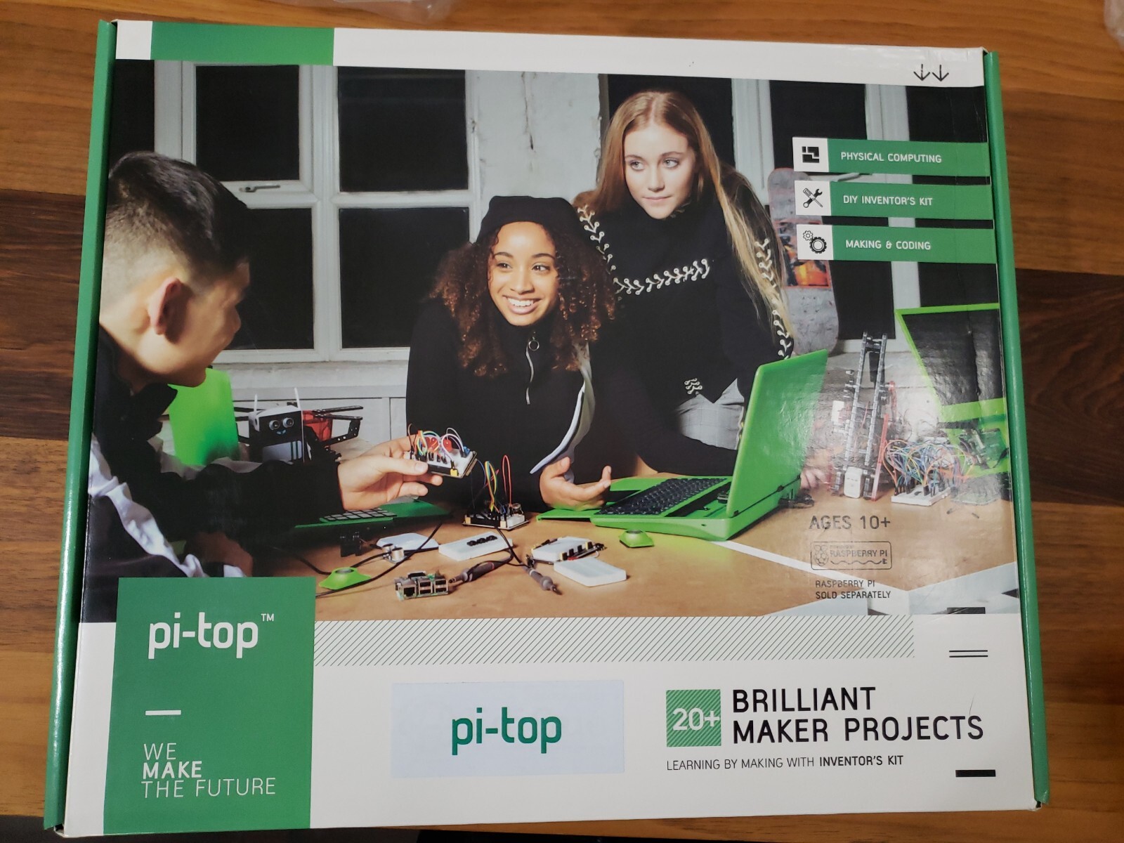 Pi-top 3 Laptop w/ Raspberry Pi 3 B+ & Inventor’s Kit, 8GB (PTIUGR300001)