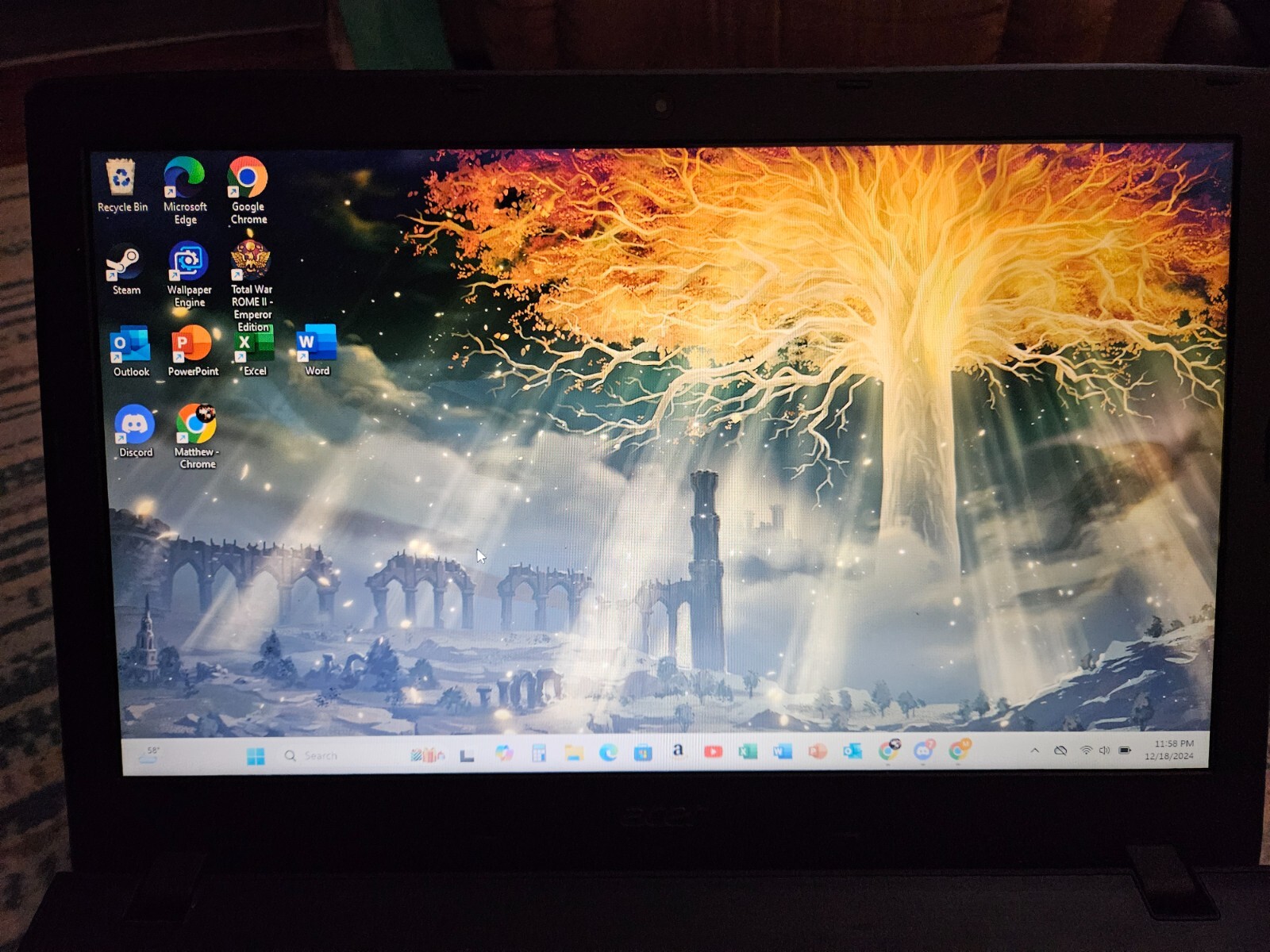 Acer Aspire E 15 Laptop Intel Core i7-6500U, 250GB SSD, 16 GB DDR4 Ram (3200MHz)