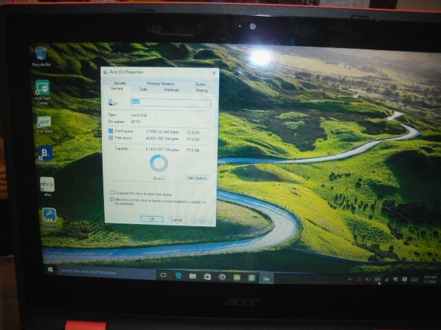 Convertible 11.6″ Acer R3-131T-C3PV Touch Screen Laptop. Model :N15W5