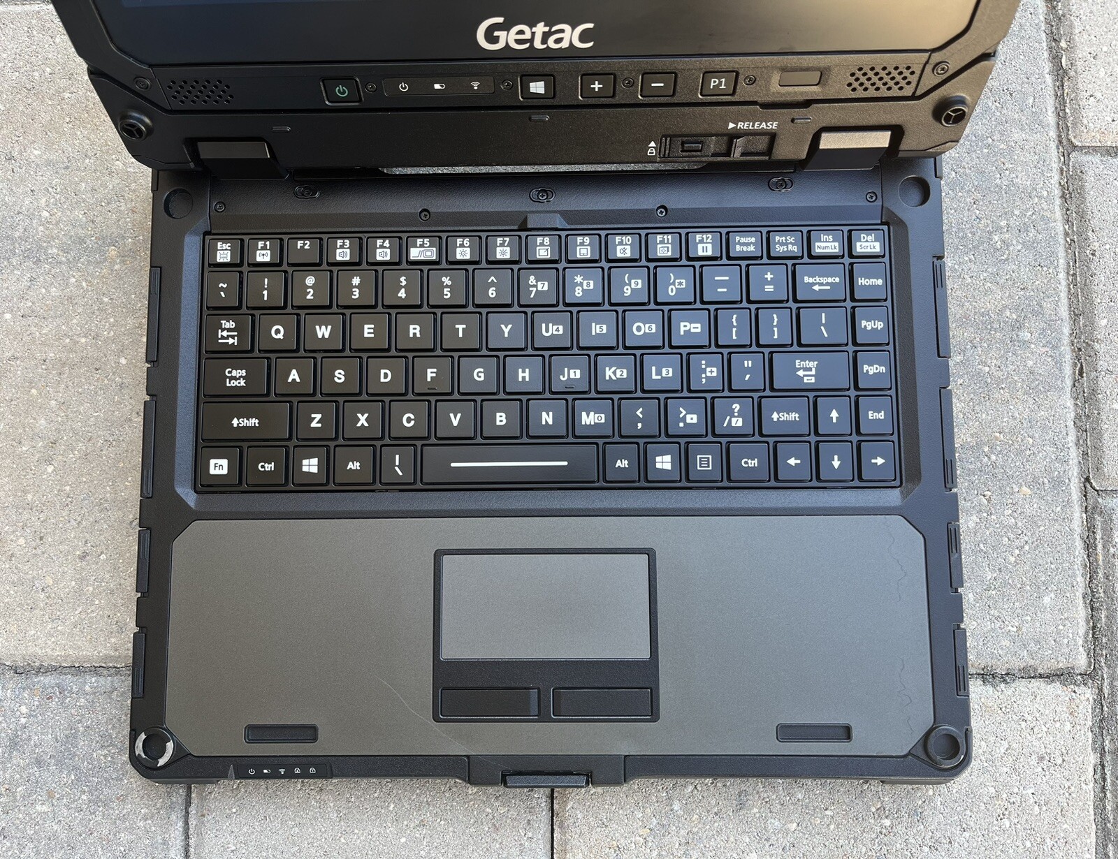 Getac K120 Rugged Toughbook Touch i5-8250U 1.60Ghz 16GB 256GB SSD Win 10 pro