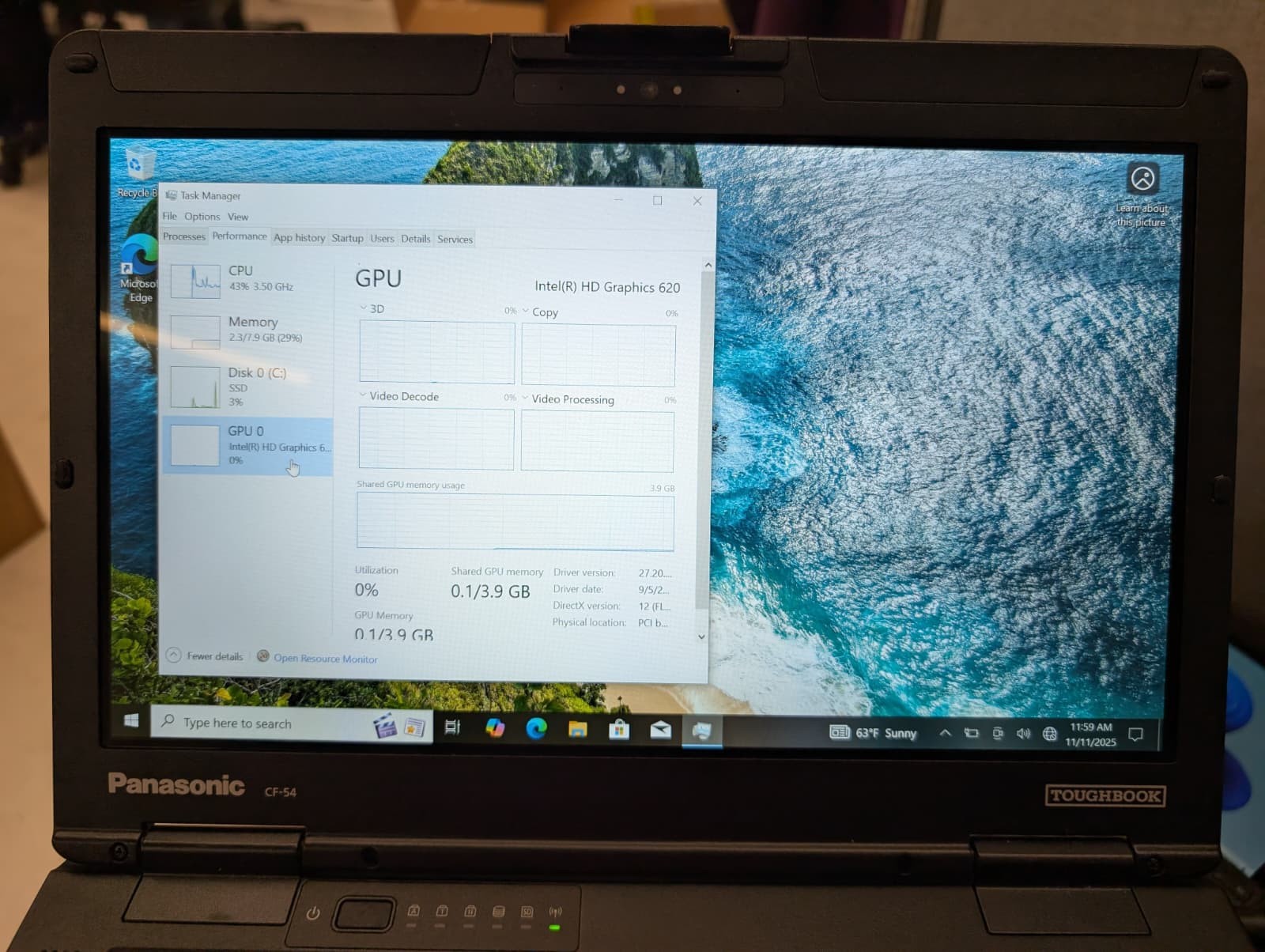 Lot Of 2 Toughbook Panasonic CF-54 MK3 Core i5-7300U 8Gb 512GB SSD Win10 Pro-3