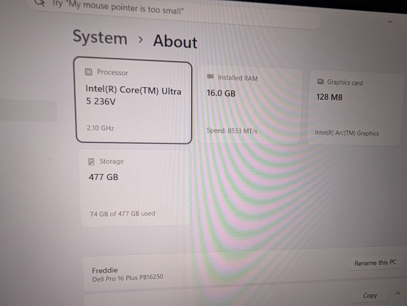 New Dell Pro 16 Plus PB16250 16″ Core Ultra 5 265U 2.1GHz 16GB RAM 512GB SSD