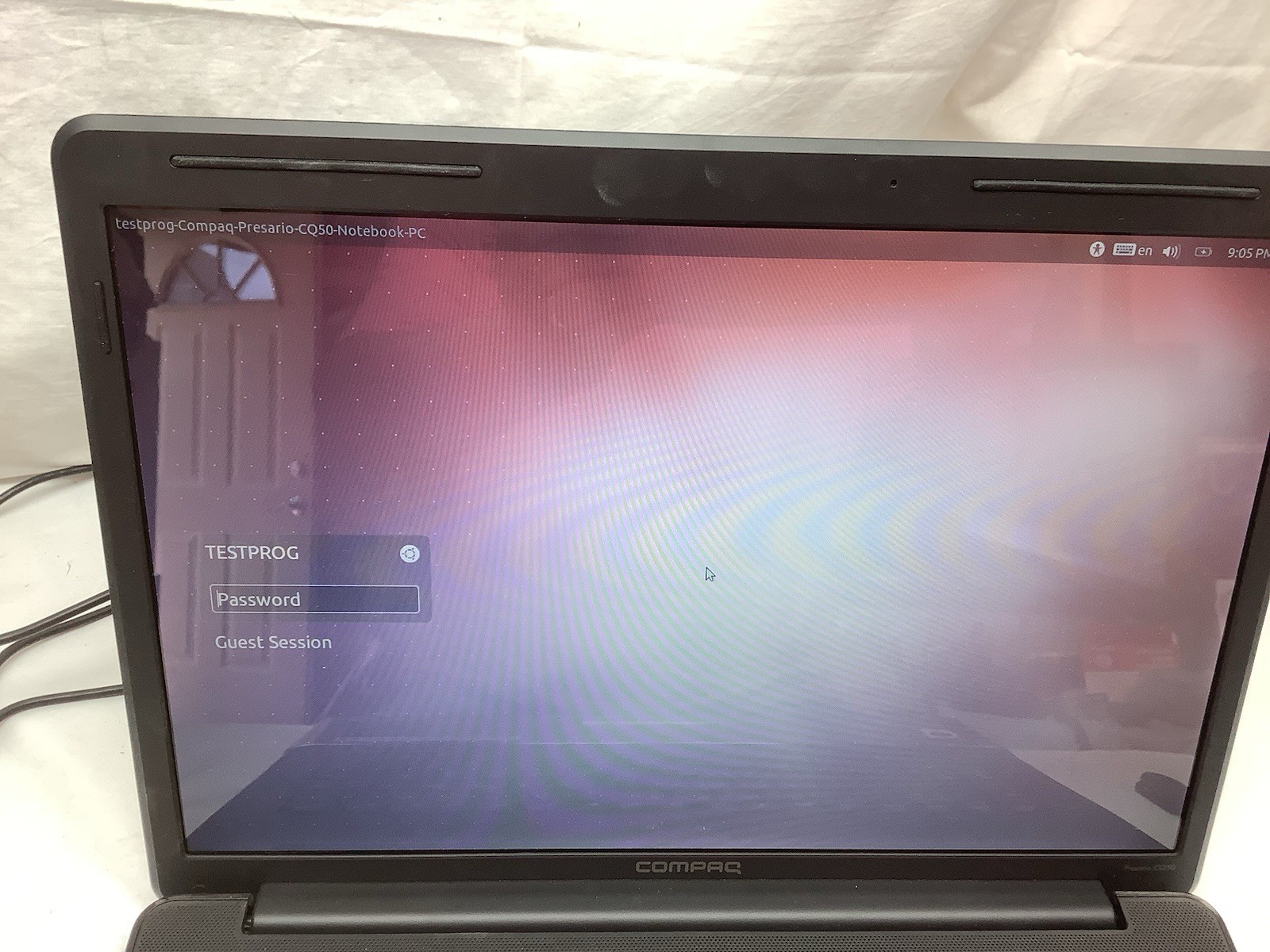 COMPAQ PRESARIO CQ50 – AMD ATHLON DUAL CORE – UNBUTU Operating System WOKS WELL