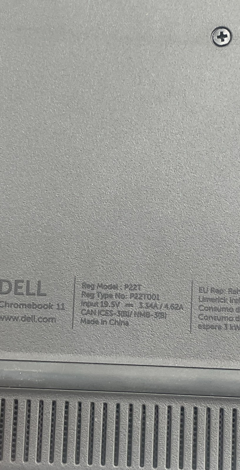 Dell Chromebook 11 P22T 3120 No Screen 11.6″ Laptop For Parts AS IS Lot of 2