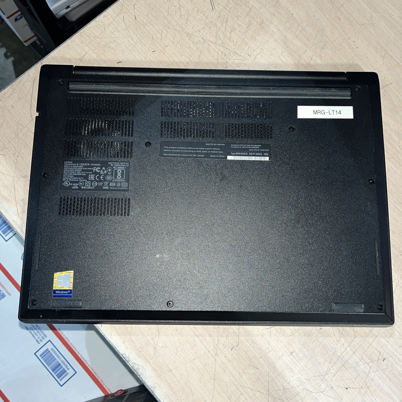 LENOVO THINKPAD E480 INTEL CORE I5-8250U 1.60GHZ 8GB RAM NO HD
