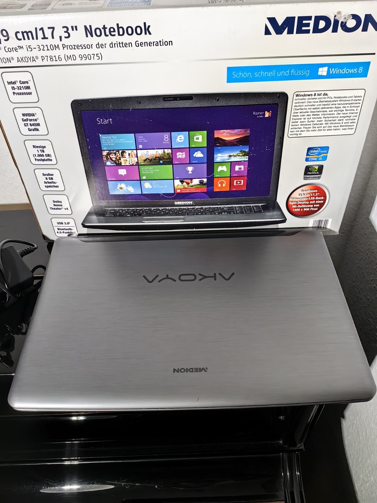 17.3″ Medion Akoya P7816 Notebook Intel i5 MD99075 Laptop PC USB