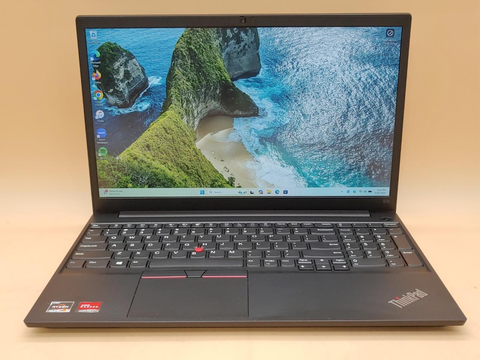 Lenovo ThinkPad E15 Gen 2 15.6″ AMD Ryzen 3 4300U 12GB 256GB Win11Pro **NO A/C**