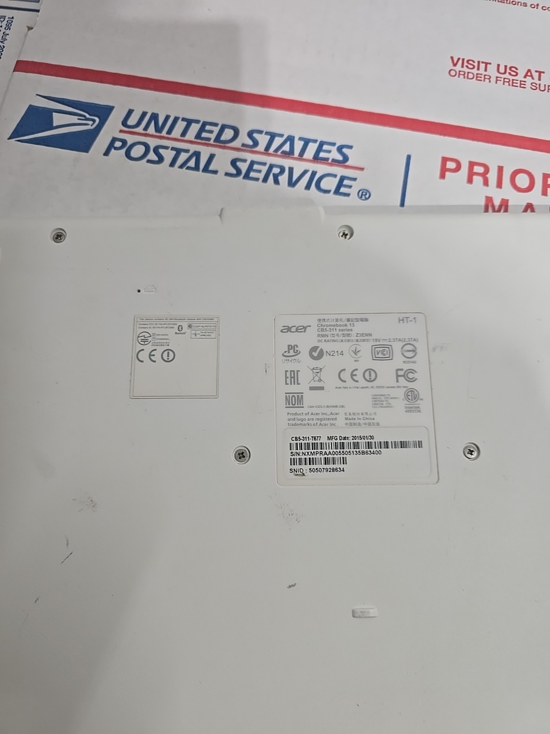 Acer Chromebook 13 CB5-311 With Charger Tested *READ REPORT*