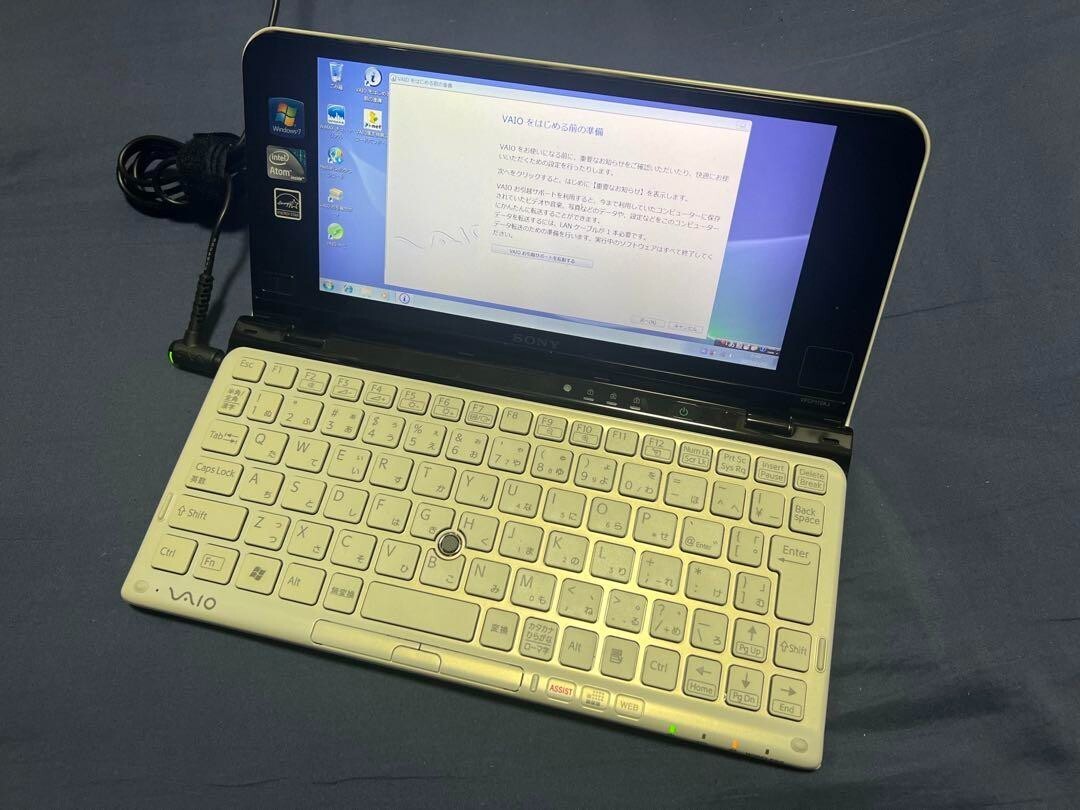SONY VAIO P series type P VPCP119KJ Windows7 CPU Intel Atom Z530 Memory 2GB 54