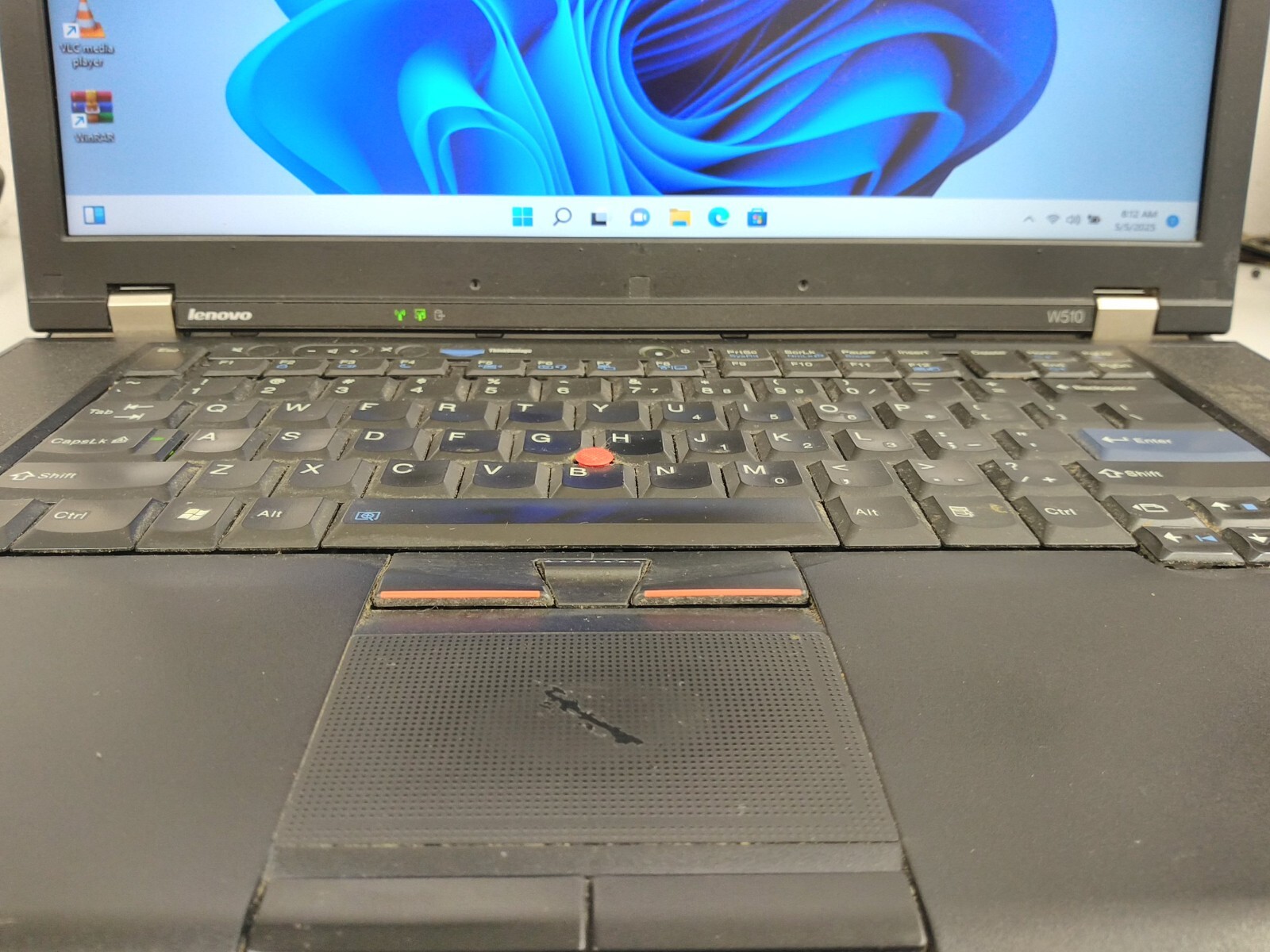 Lenovo ThinkPad W510 pro 15.6″i7-Q720 1.6GH 10GB RAM 256GB SSD W11p*READ R96N4RF