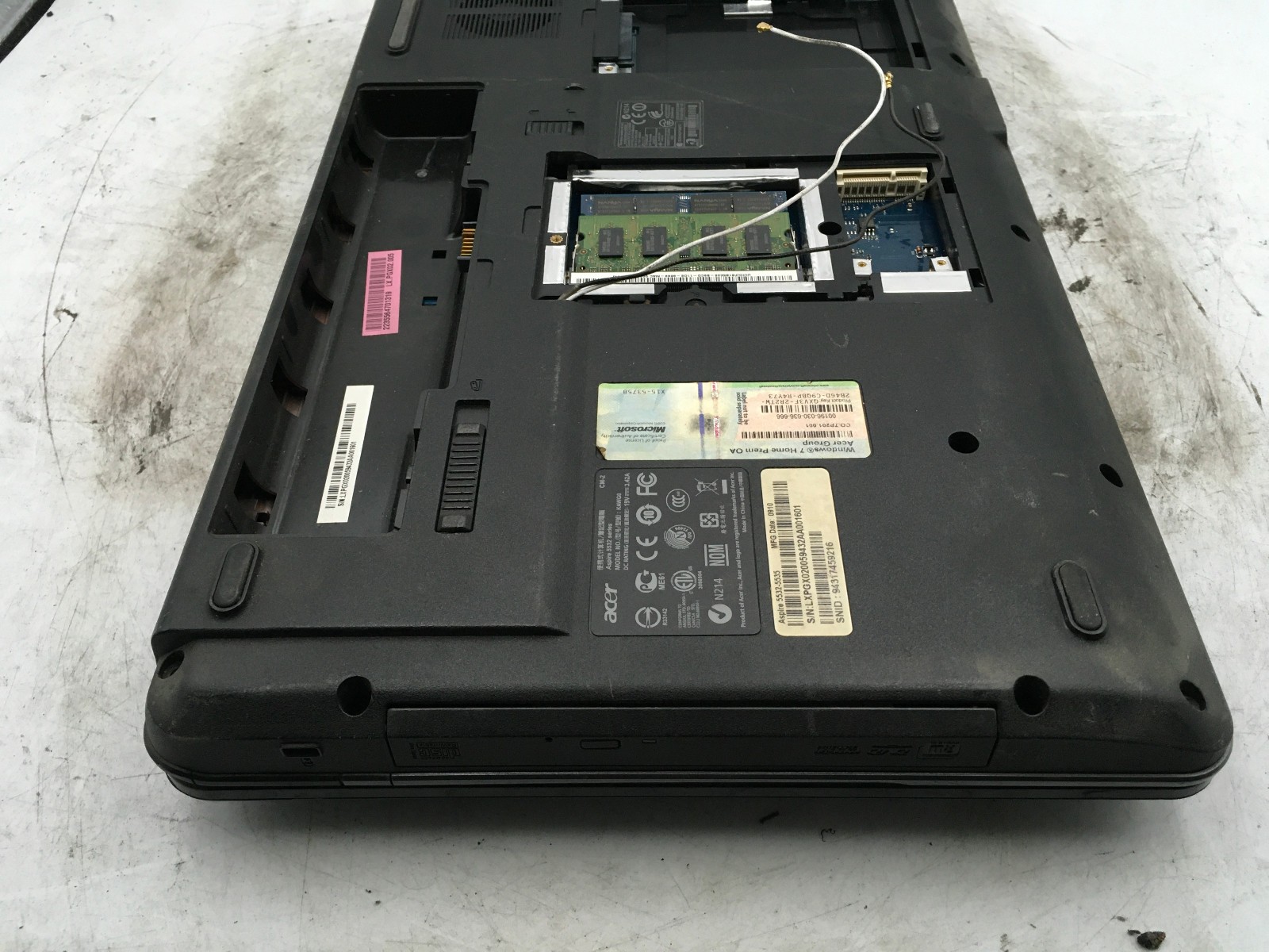 ACER ASPIRE 5532 – FOR PARTS/REPAIR – AMD ATHLON 64 – 4GB RAM – READ DESCRIP -BB