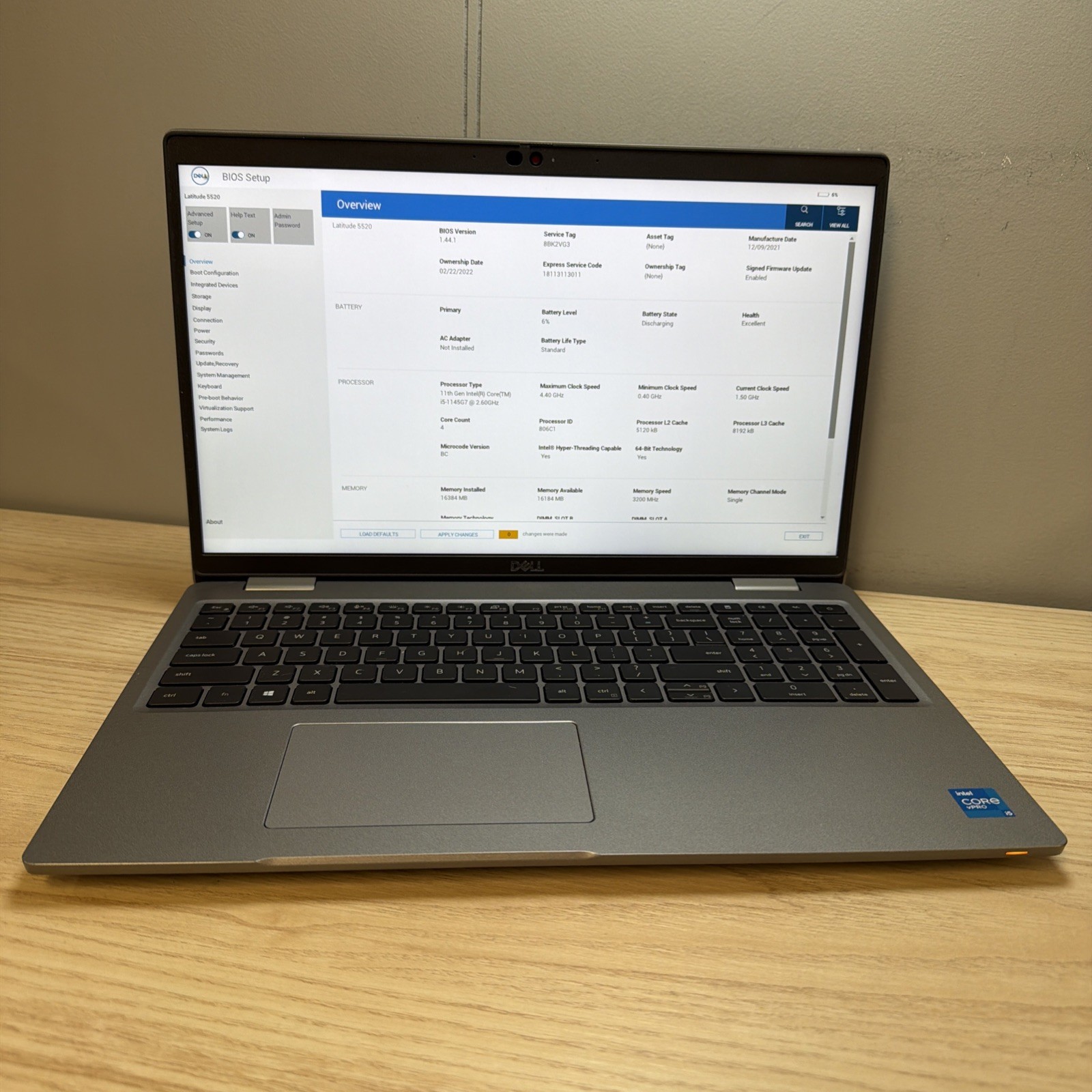 Dell Latitude 5520 i5-1145G7 16GB 512GB SSD 15″ FHD Win11