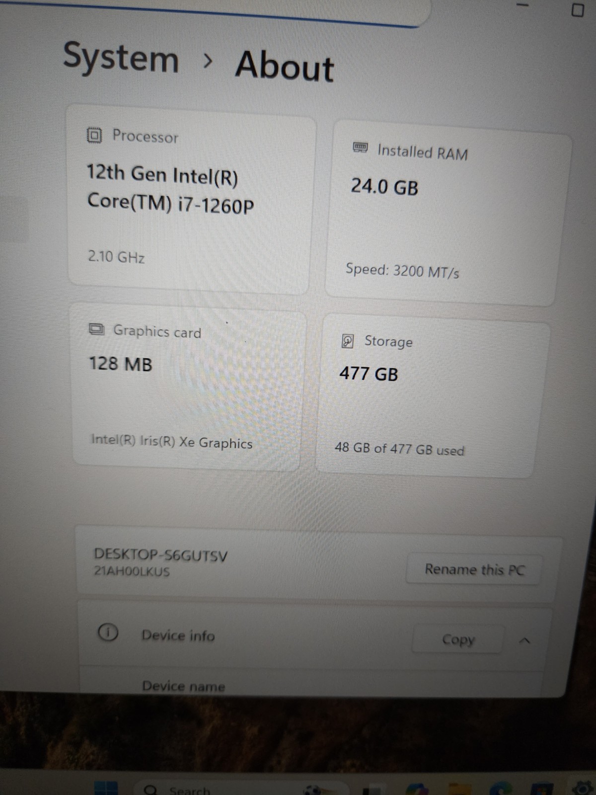 Lenovo ThinkPad T14 i7 24gb Ram 512gb NVMe SSD Drive 1260p Gen3 Win 11Pro …