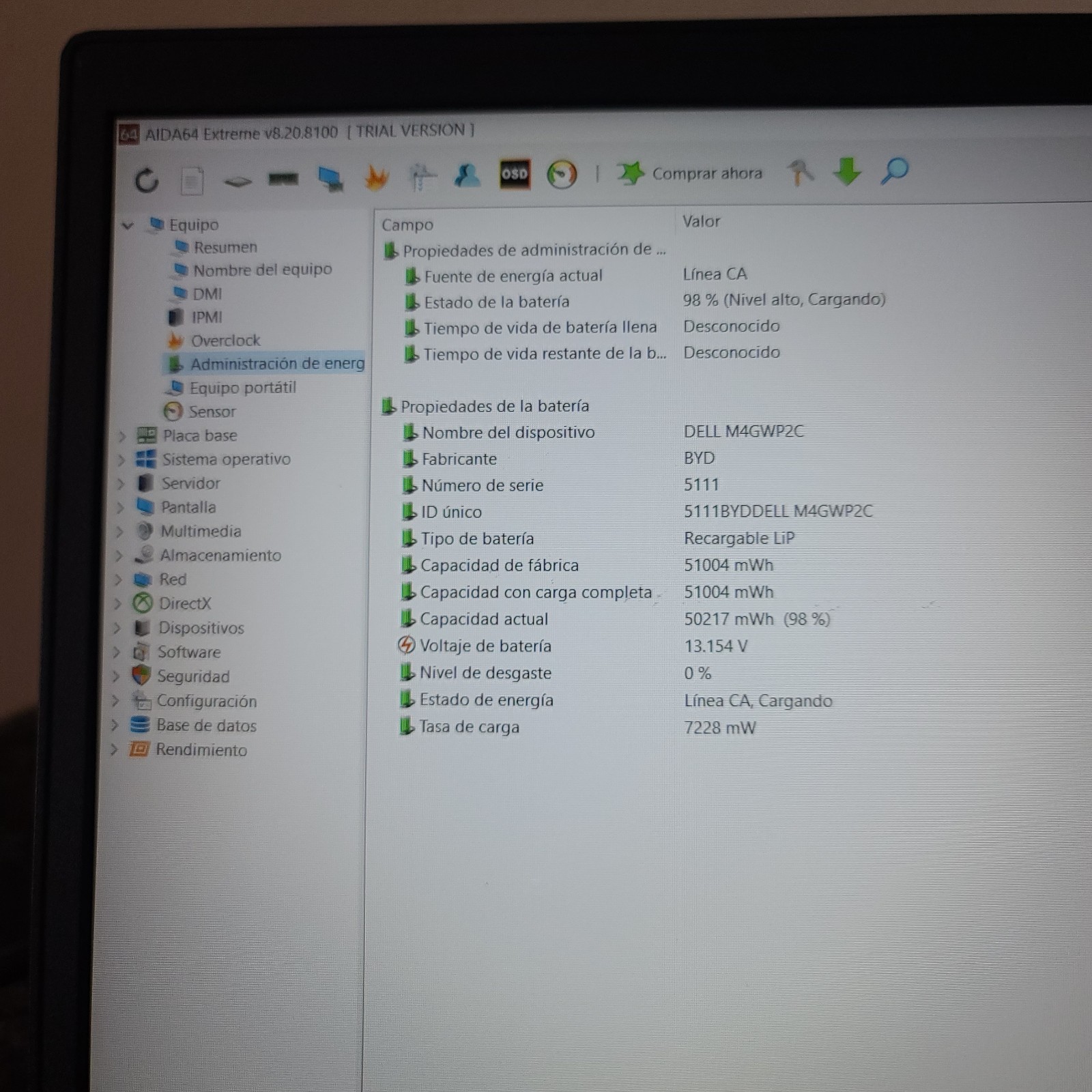DELL G5 SE 5505 GAMING LAPTOP RYZEN 5-4600H 3.00GHz 12GB RAM RX5600M 256GB NVMe