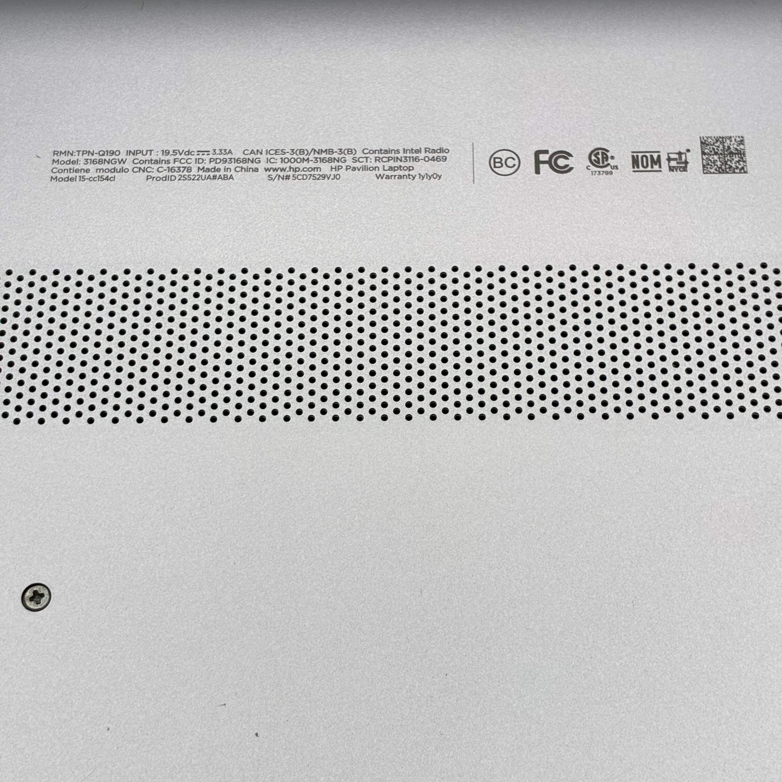HP 15 cc154cl i5 12GB 1TB Gold