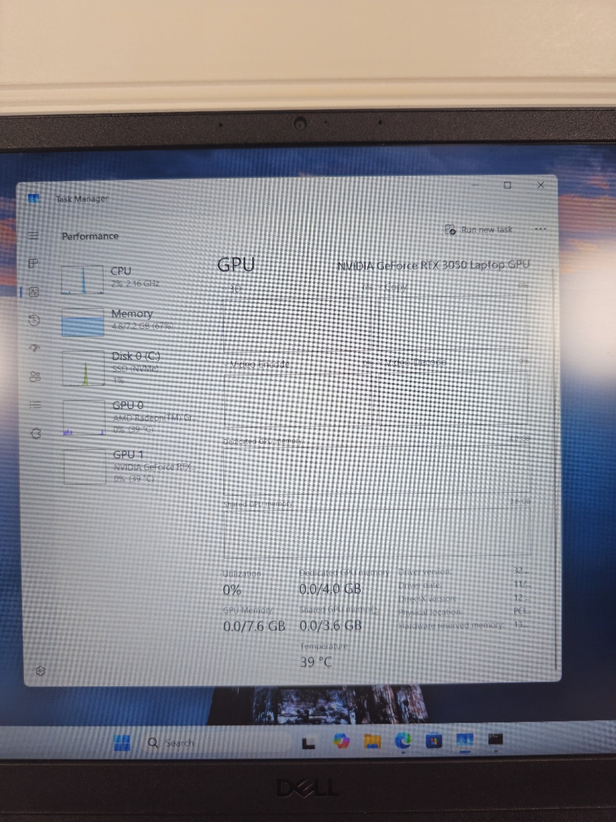 Dell G15 Ryzen 5 6600H, RTX 3050