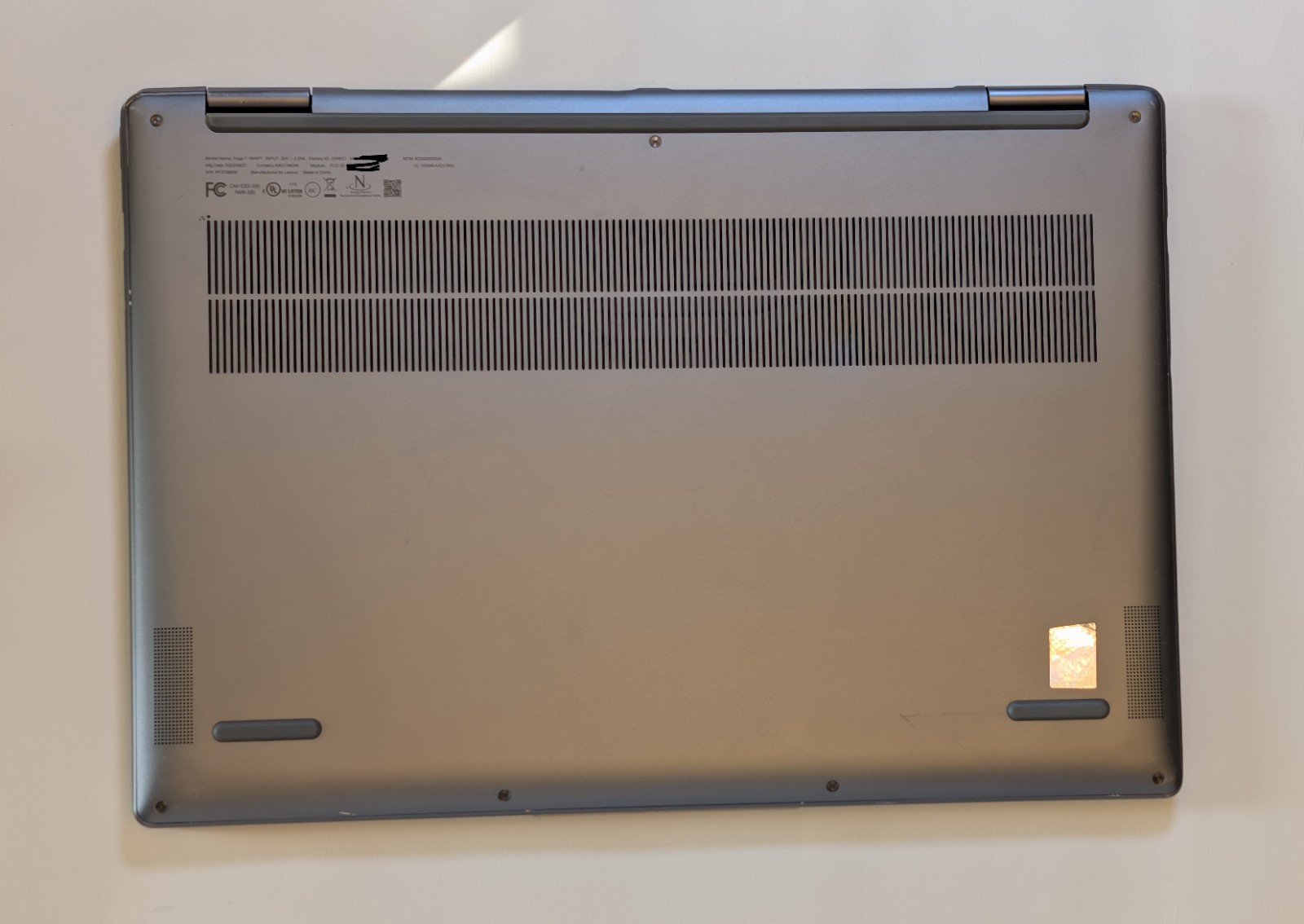 Lenovo Yoga 7 16IAP7 – RAM/SSD Unknown *FOR PARTS ONLY*. ~86W~