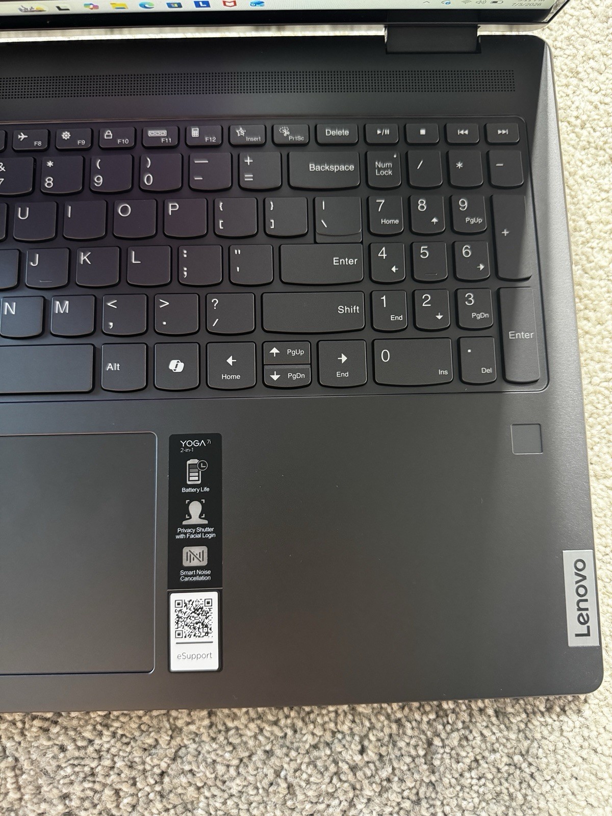 Lenovo Yoga 7i 2-in-1 AI Copilot+ 16″ Touch Ultra 5 226V 16GB 1TB W11H 2Yr