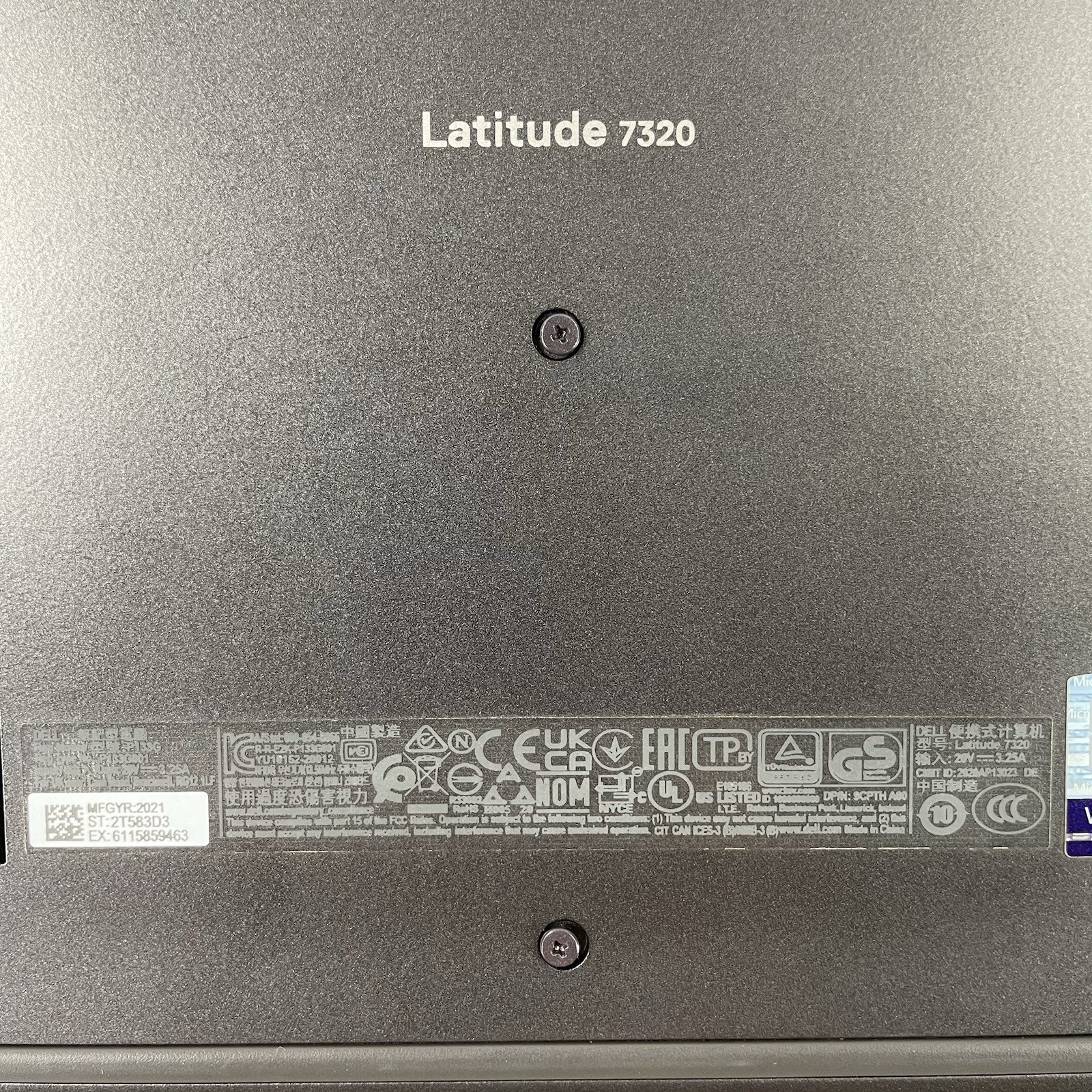 Dell Latitude 7320 13.3″ i7-1185G7 3.00 GHz 32 GB RAM No SSD No OS No AC