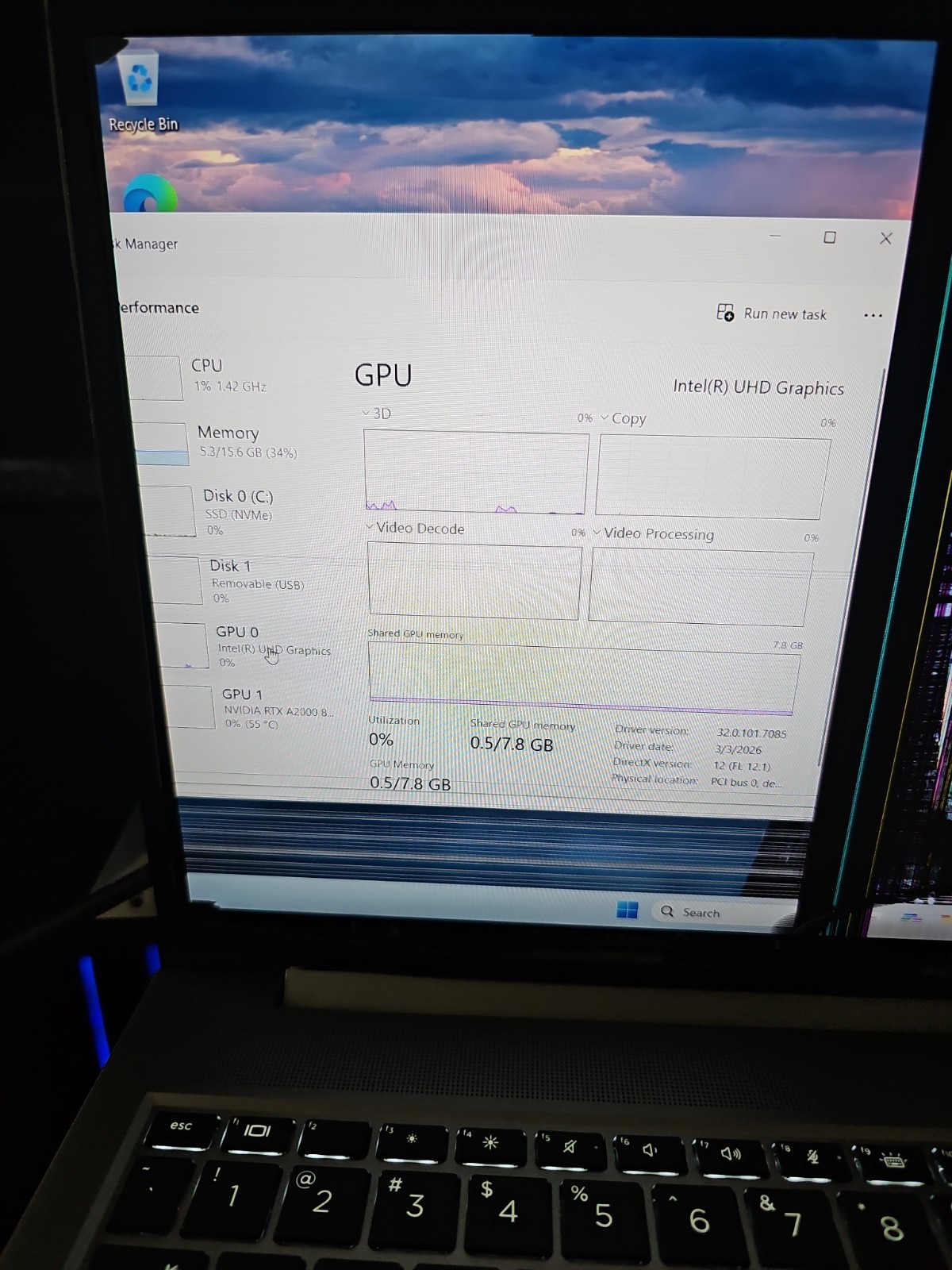 HP Zbook Power G9 i7-12800H@2.4GHz NO RAM 128 GB SSD RTX A2000 8GB – READ!