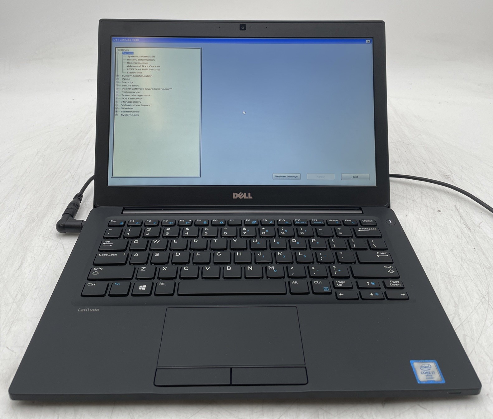 Dell Latitude 7280 Intel i7-6600U 2.6GHz 8 GB RAM No Storage No Batt No OS