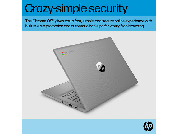 HP Chromebook Laptop Computer 14″ HD Intel Celeron 4 GB memory;64 GB eMMC