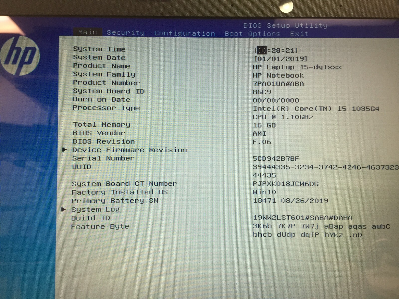*PARTS* HP 15-dy1731ms 15.6″ Touch Laptop/Intel i5-1035G4/16GB Ram/512GB SSD/W10