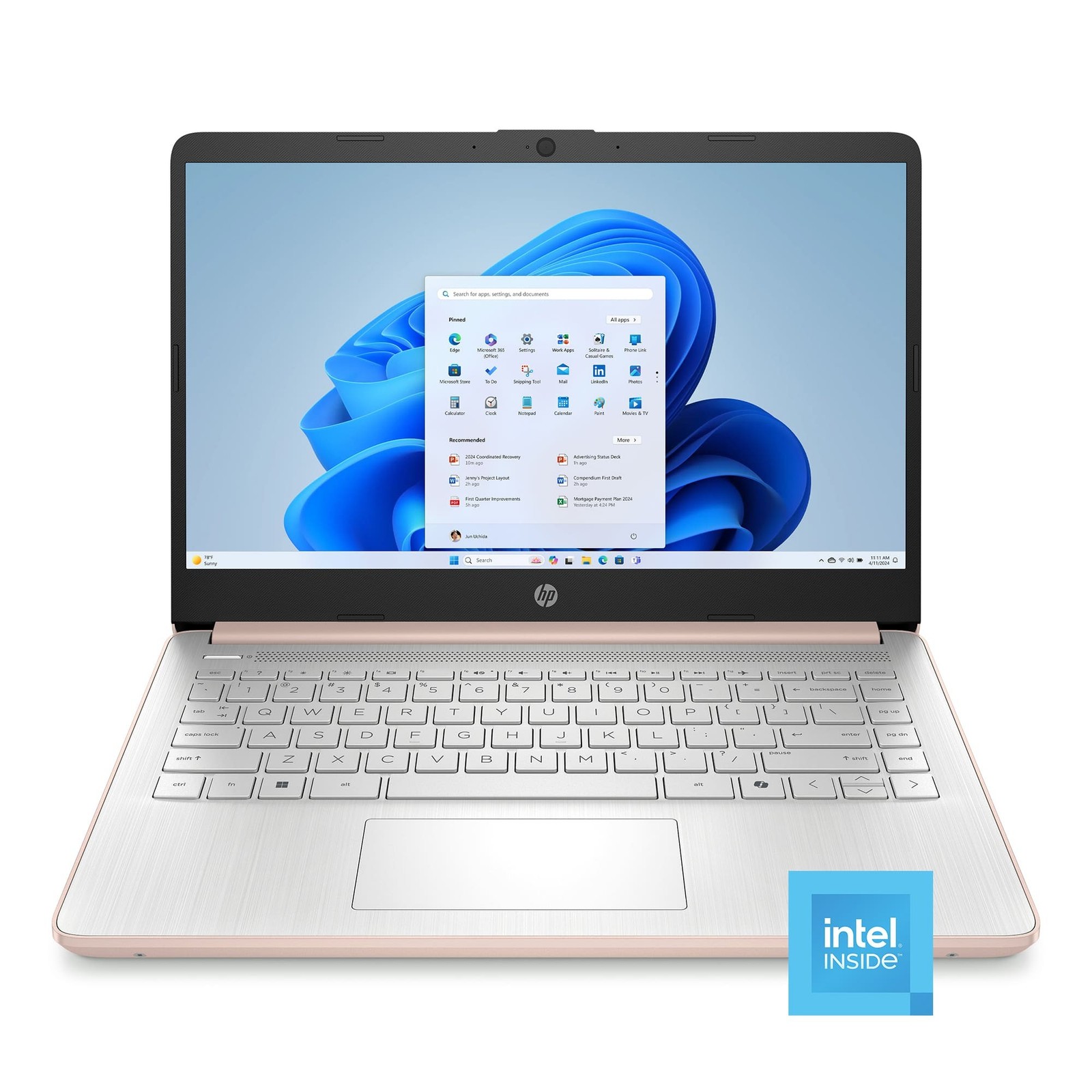 HP 14″ Laptop Intel Processor N150 (Beat i3) 4GB RAM 128GB UFS 1-Year Office 365