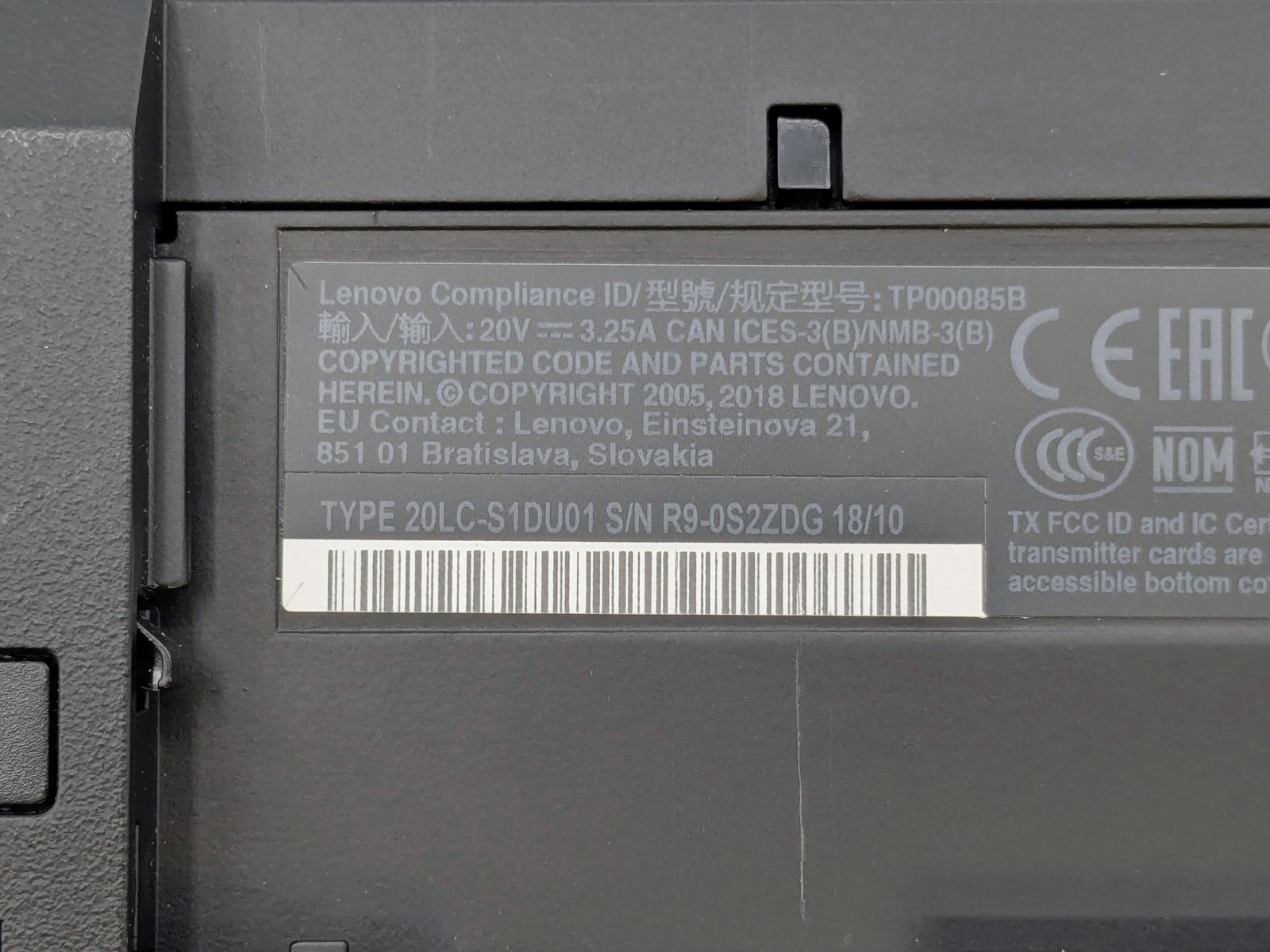 Lenovo ThinkPad P52s 15.6″ FHD I7-8650U Quadro P500 Backlit FPR Palmrest *READ*