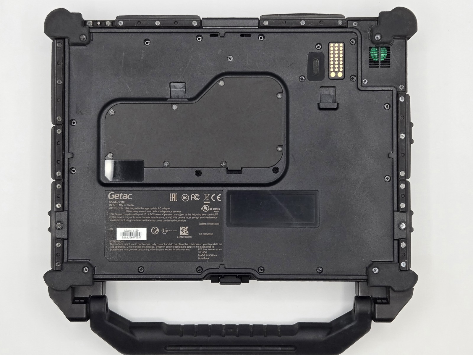 Getac V110G4 2-in-1 11″ HD Touch I5-7200U 256GB SSD 16GB W10P Backlit **READ**