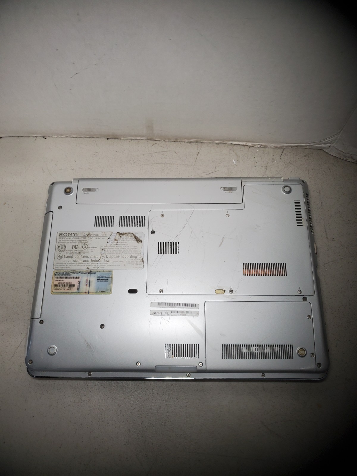 SONY Vaio VGN-CR410E PCG-5K1L 3GB RAM No HDD/SSD/OS! #69