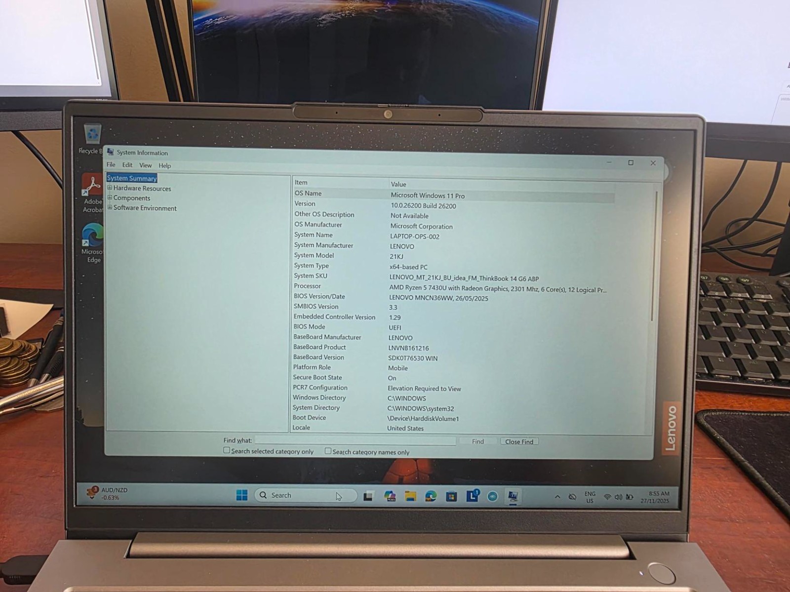 LENOVO ThinkBook 14 Gen 6 14″ AMD – with warranty till 2027