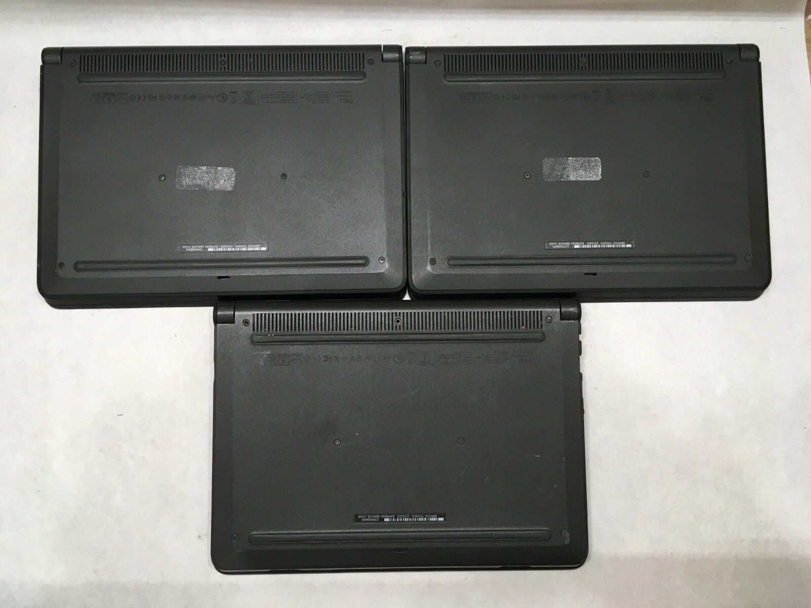 Dell Chromebook 11 3120 Lot of 6 Celeron 4 GB Ram 16 GB Storage Minor Issues- FT