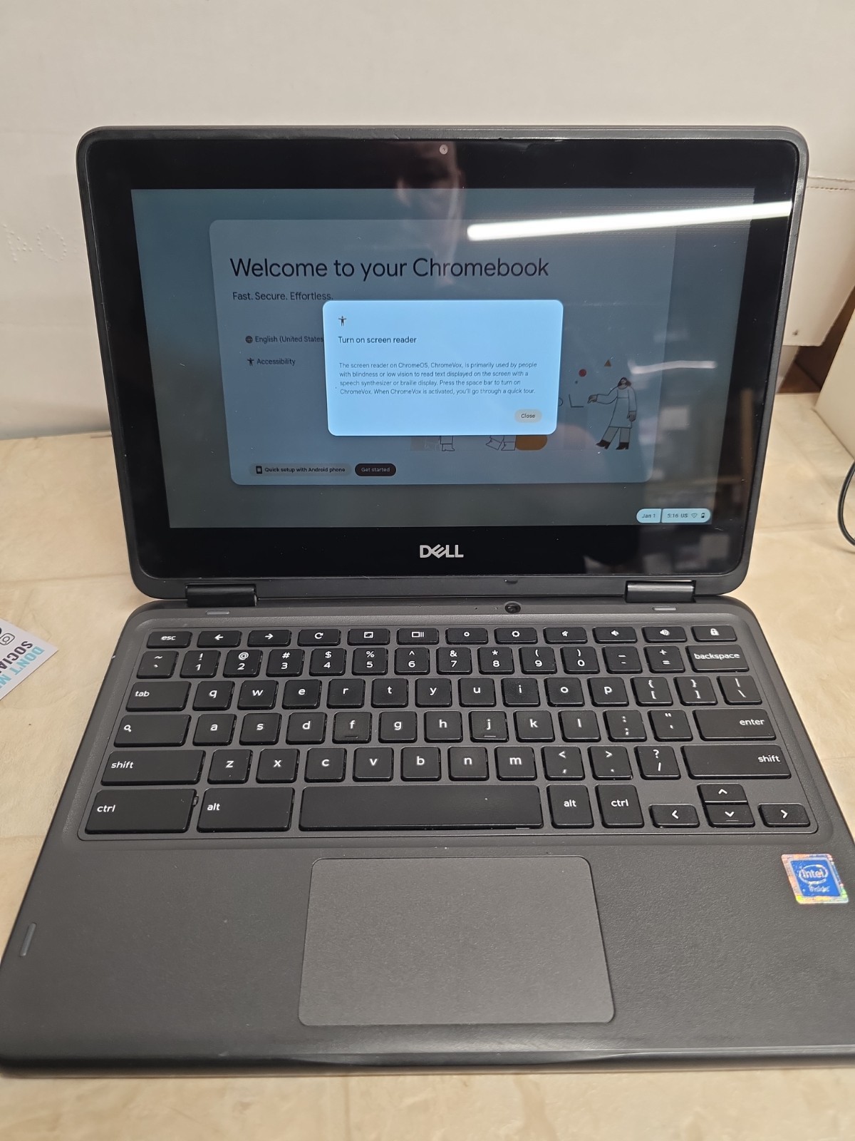 Dell Chromebook 3100 2-in-1 11.6″ Touchscreen Laptop 4GB/ 32GB WiFi