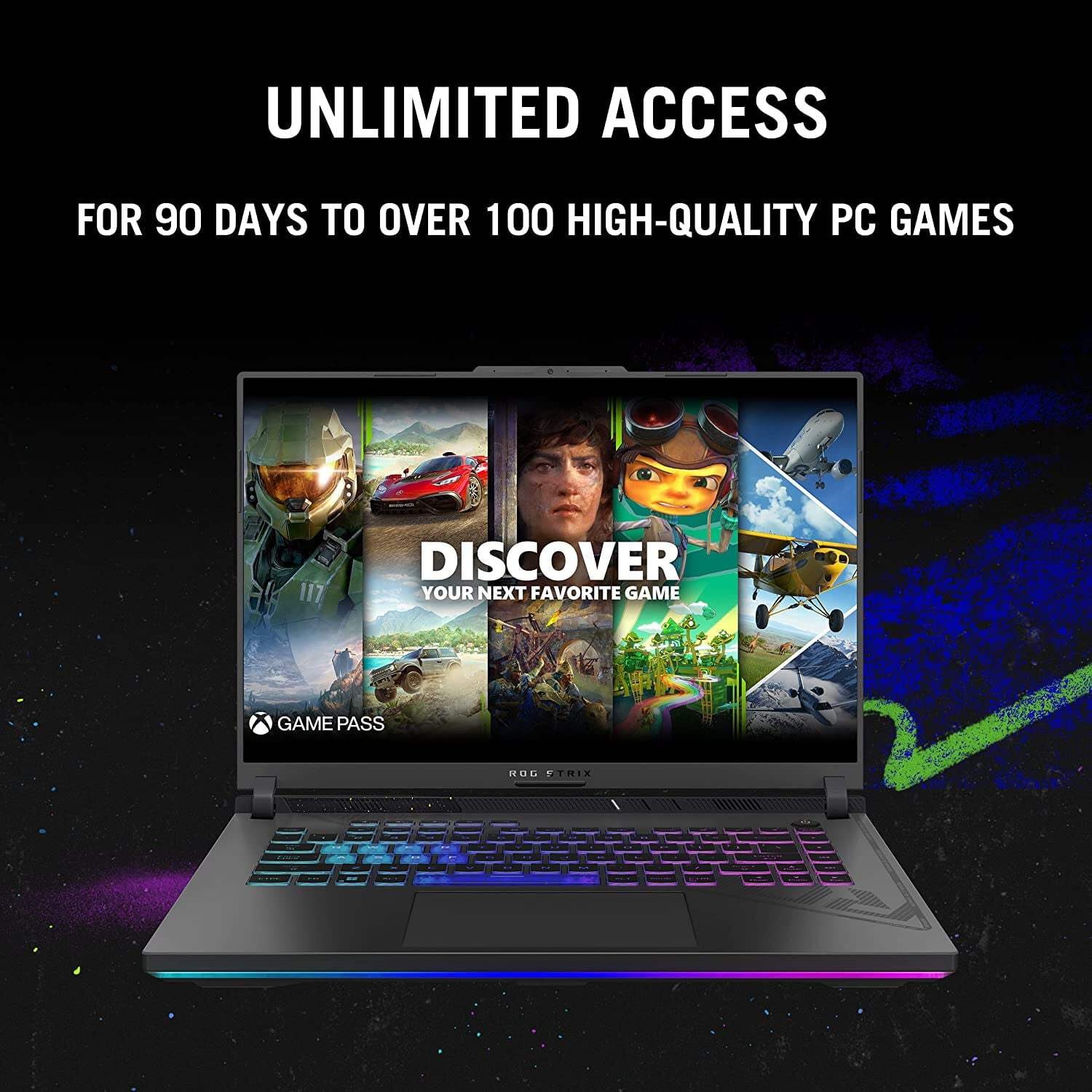 ASUS ROG Strix G16 Gaming Laptop RTX 4060 i7-13650HX 16GB RAM 512GB SSD Win 11