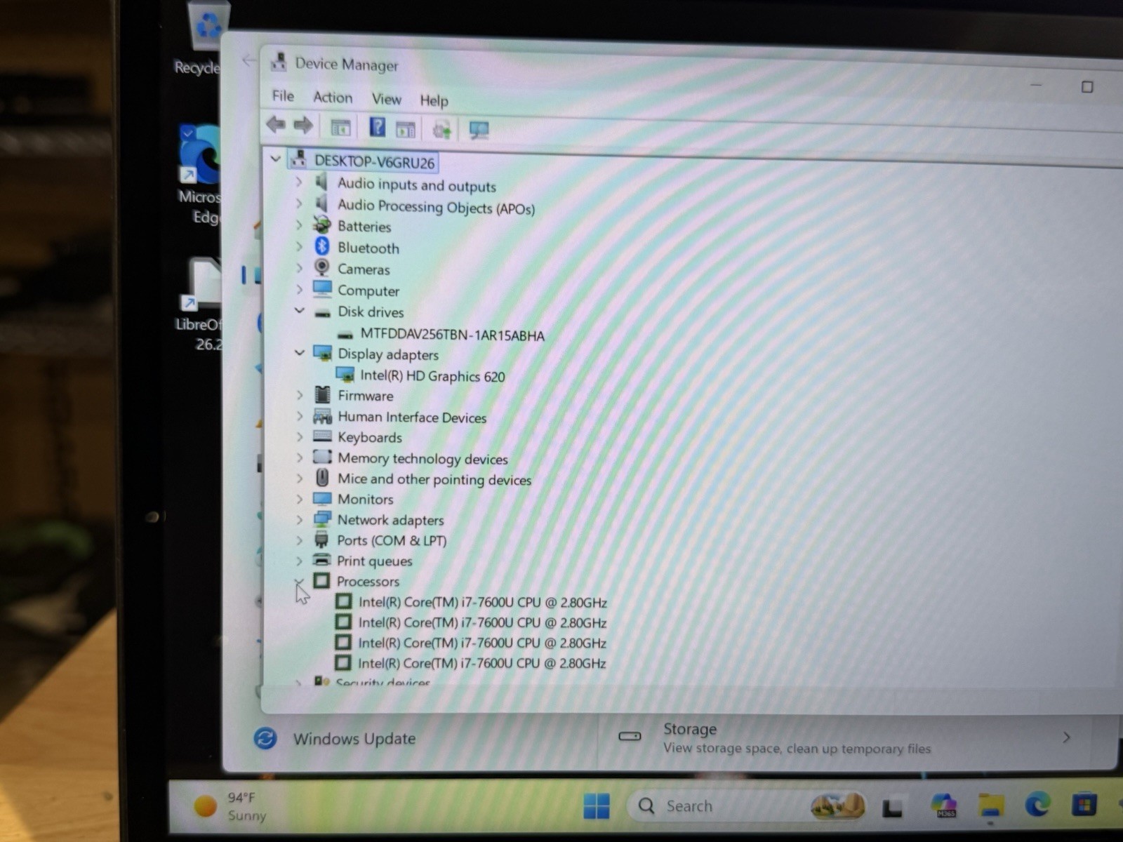 Dell Latitude 7480 i7-7600U 16GB RAM 256GB SSD Touch Win 11 Pro + LibreOffice